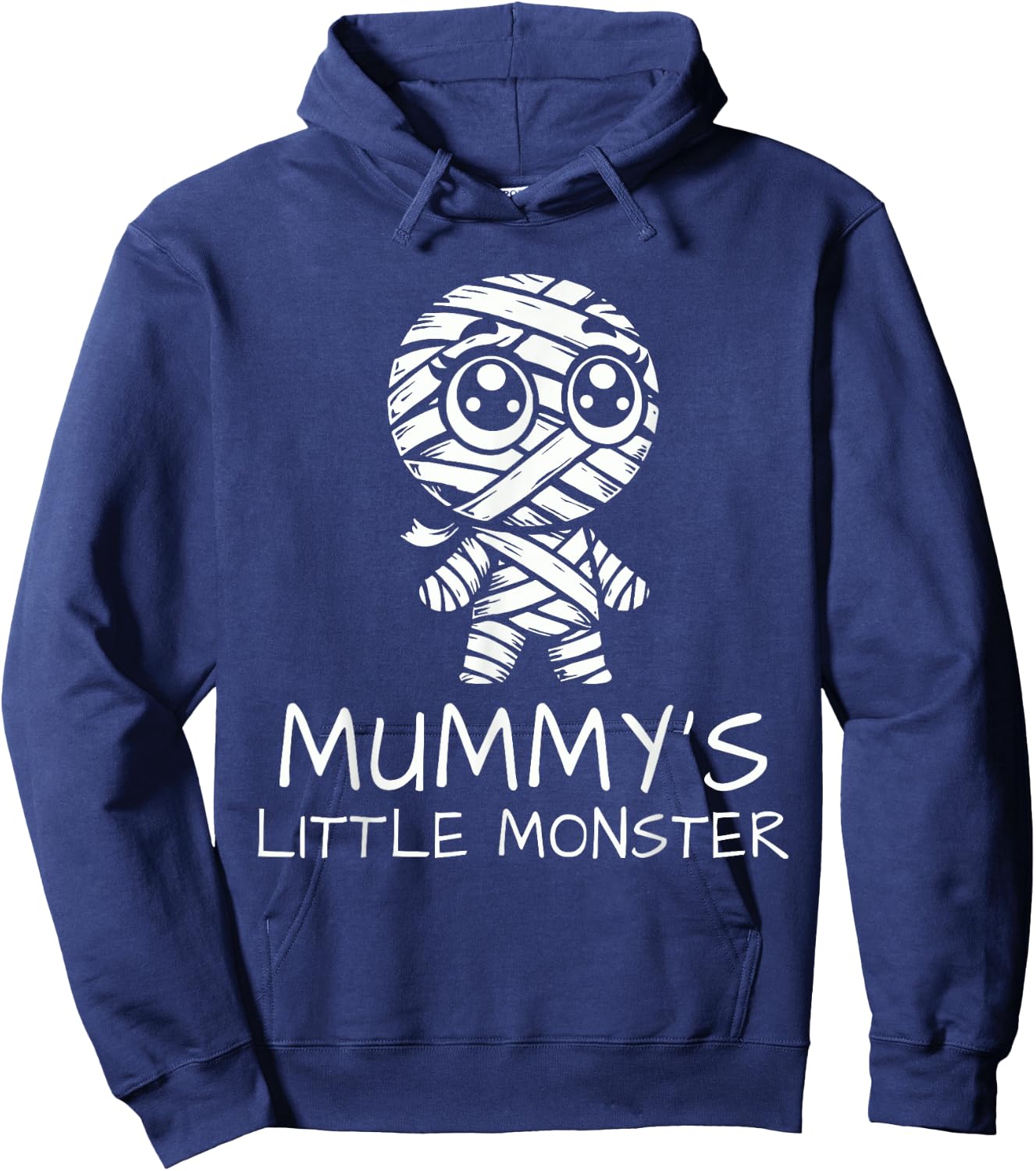 Mummy's Little Monster Halloween Costume Hoodie - Hoodie | Navy