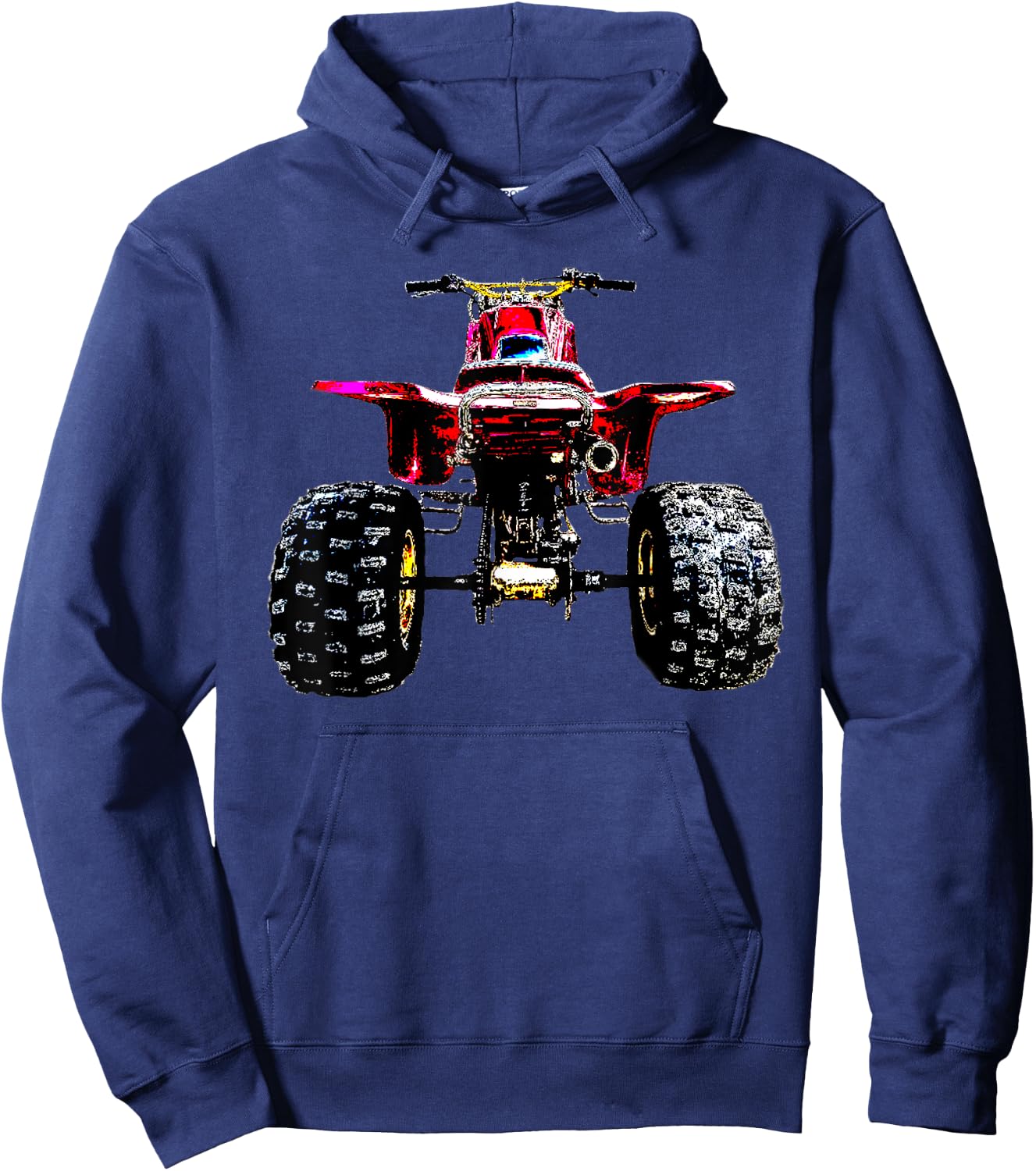 250R Three Wheeler, Retro Three Wheeler, 2 Stroke Hoodie - Hoodie | Navy