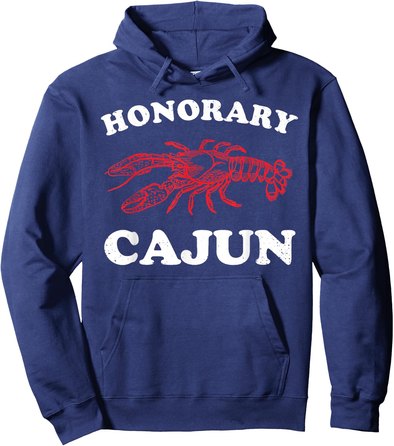 Honorary Cajun Funny Cajun Wedding Cajun by Marriage , Small, Black Hoodie - Hoodie | Navy