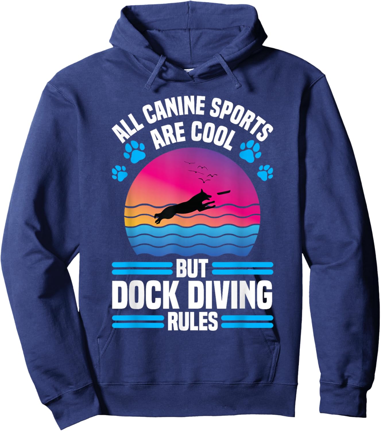 Dock Diving Hoodie - Hoodie | Navy