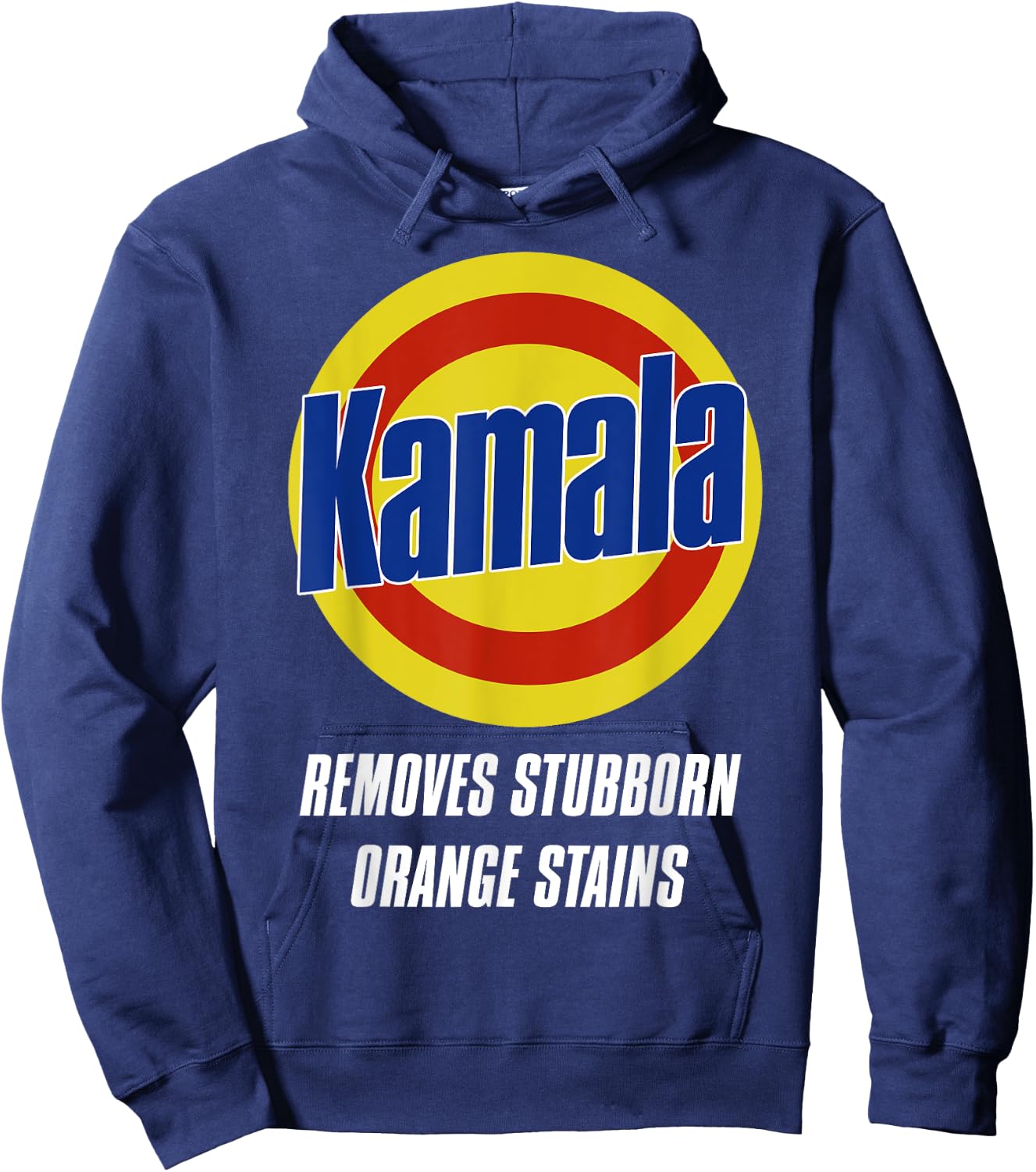Kamala Removes Stubborn Orange Stains Hoodie - Hoodie | Navy