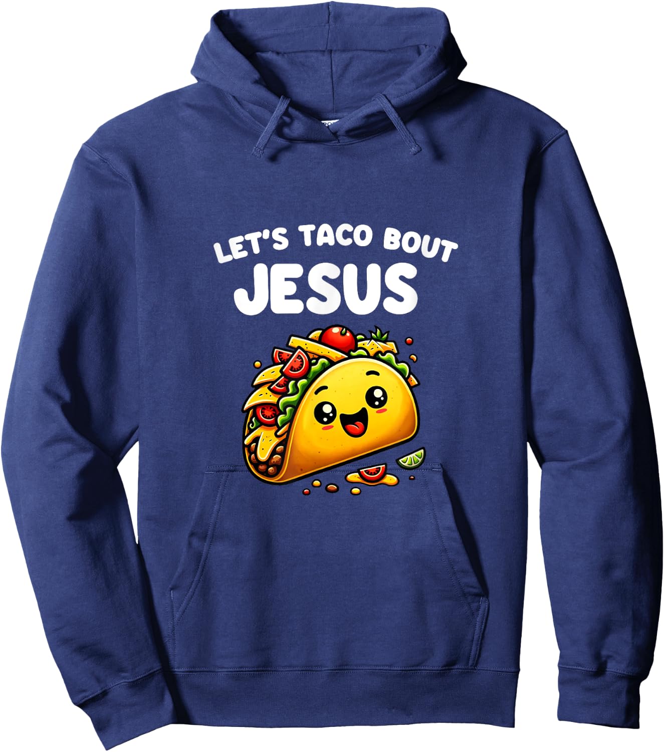 Let's Taco Bout Jesus Cinco De Mayo Hoodie - Hoodie | Navy