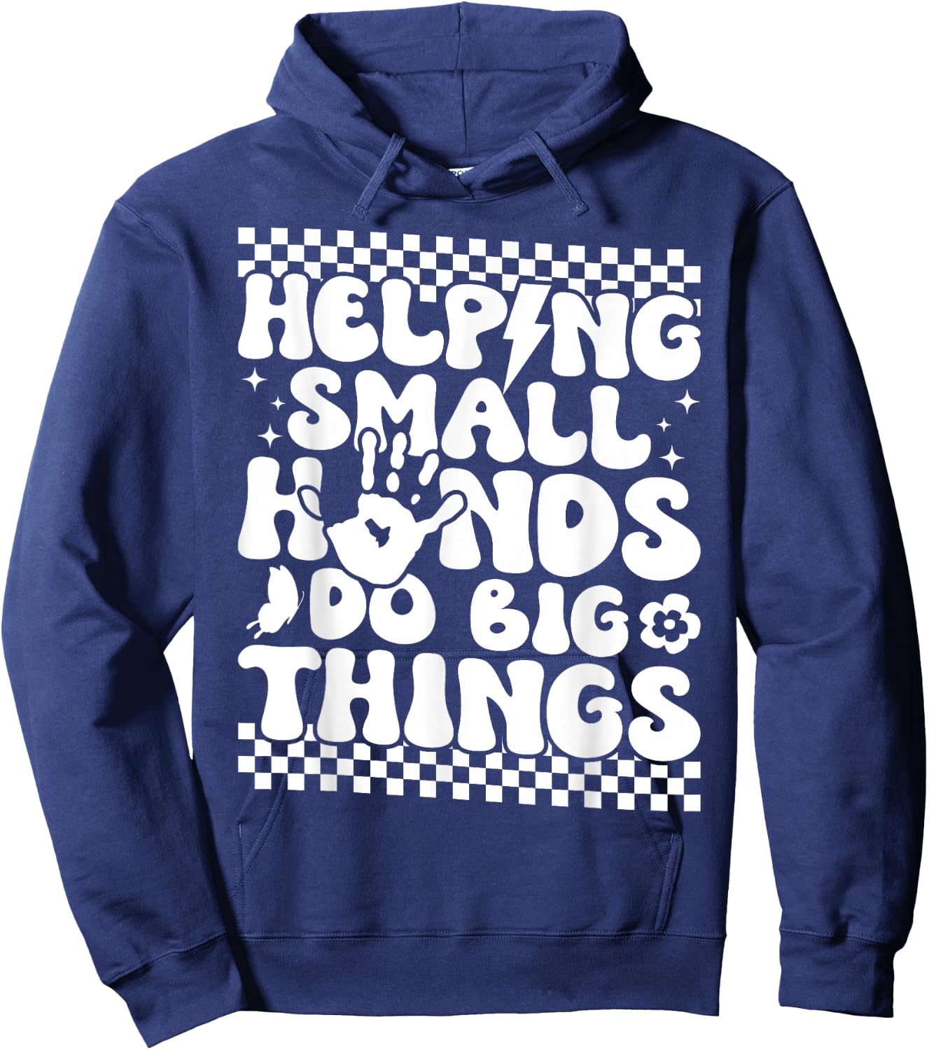 Pediatric OT Helping Small Hands Do Big Thing Hoodie - Hoodie | Navy