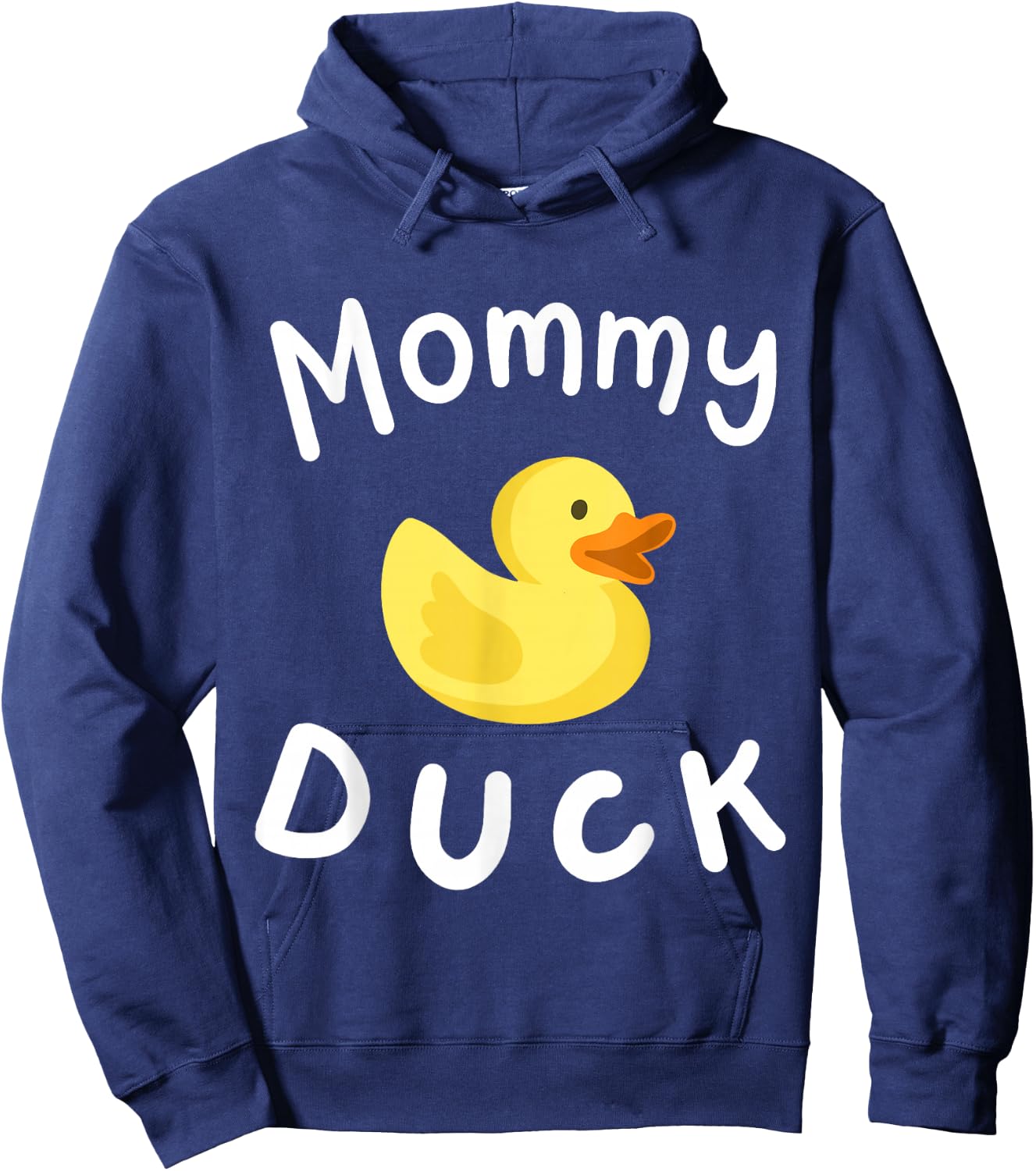 Mommy Duck Birthday Rubber Duck Lover Family Matching Women Hoodie - Hoodie | Navy