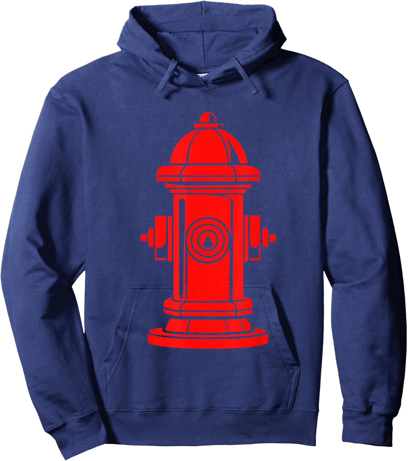 Fire Hydrant for Firefighter Costume Halloween Party Hoodie - Hoodie | Navy
