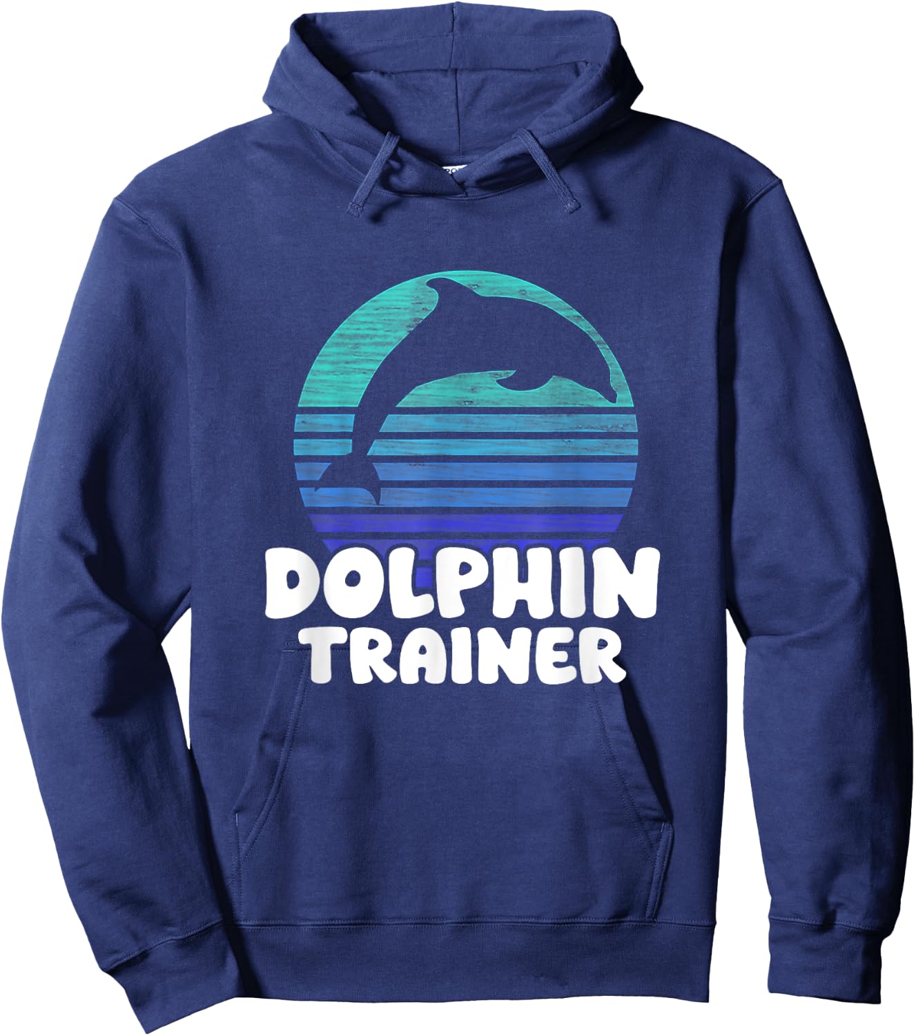 Dolphin Trainer Halloween Costume funny Dolphin Ocean life Hoodie - Hoodie | Navy