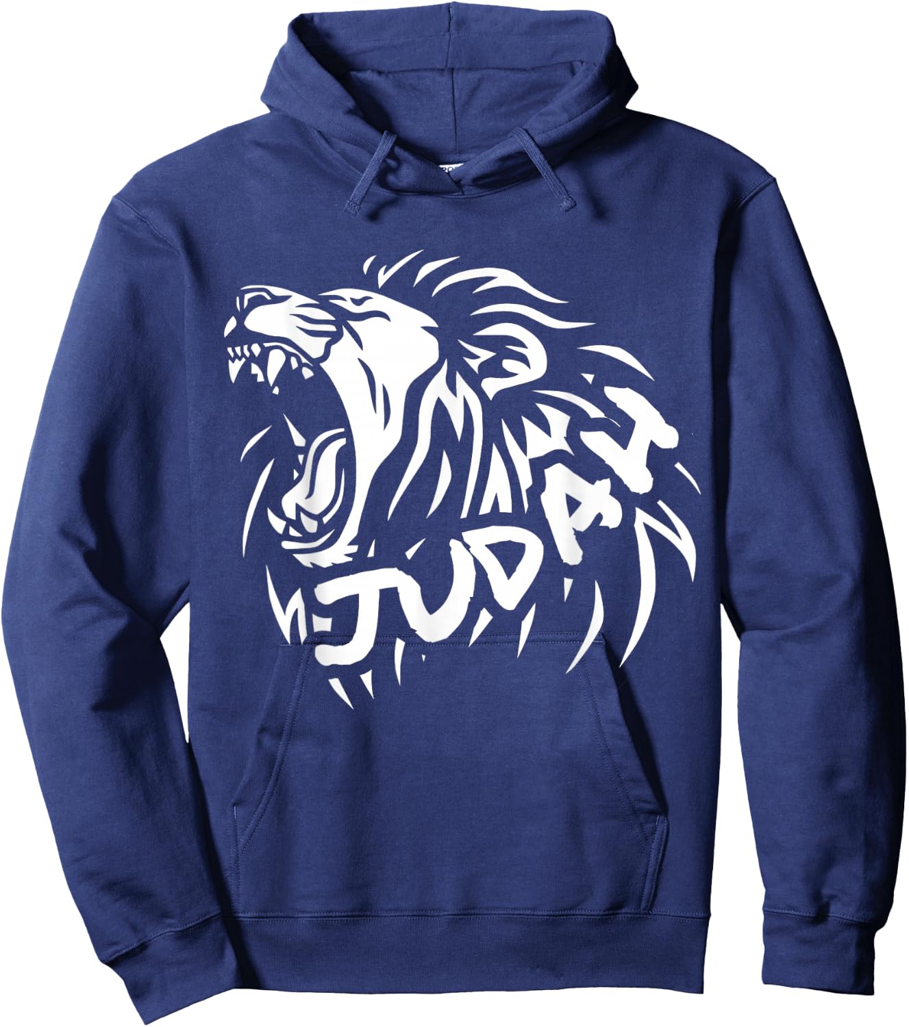 Hebrew Israelite Lion of Judah Yah Yahweh Design Hoodie - Hoodie | Navy