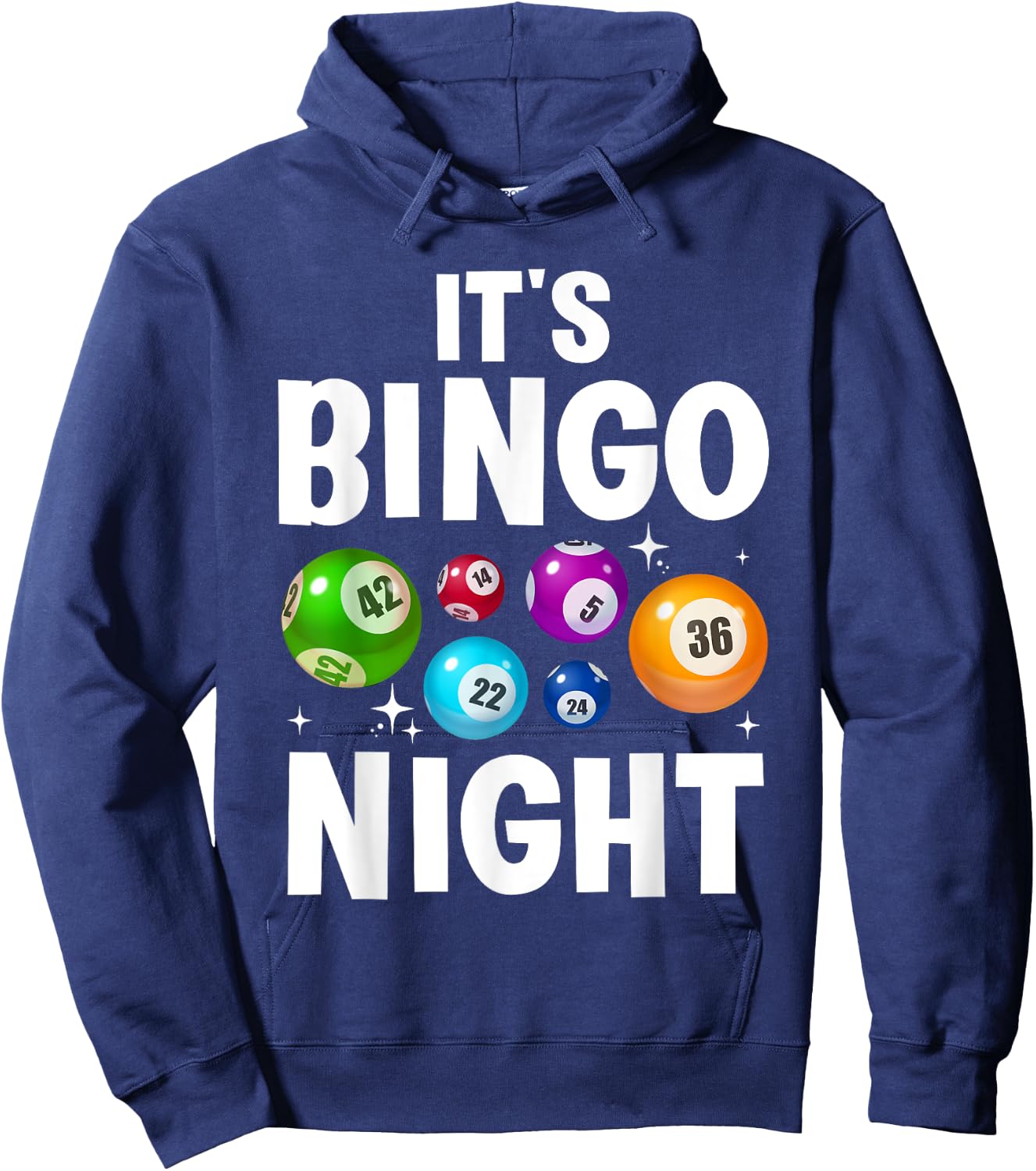 Bingo Night Novelty Women Bingo Lover Bingo Player Hoodie - Hoodie | Navy