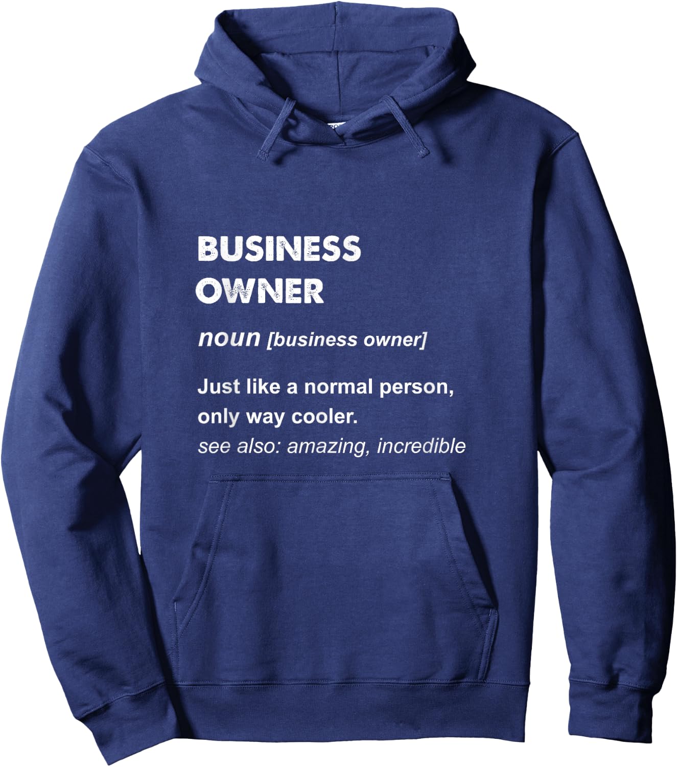 Business Owner Hoodie - Hoodie | Navy