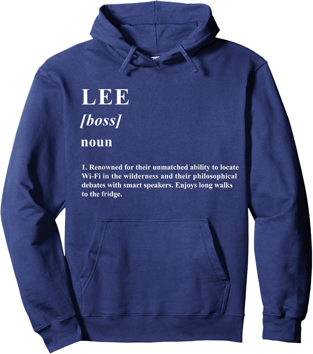 LEE Funny Name Definition LEE Hoodie - Hoodie | Navy