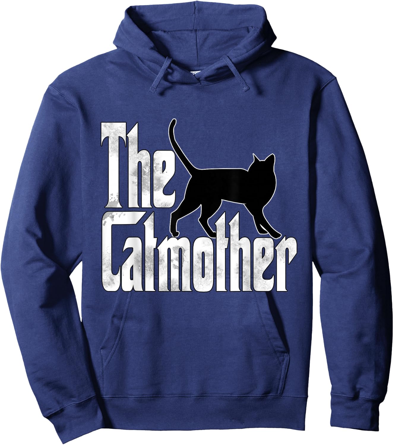 Funny Cat Mom Catmother Black Cat Mother Kitty Mommy Hoodie - Hoodie | Navy