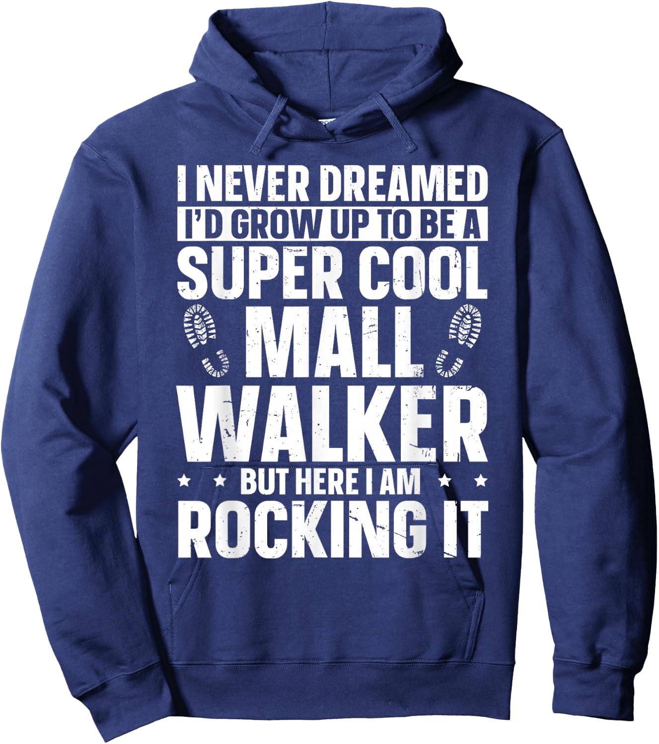 Official Mall Walker Design for a Mall Walker Hoodie - Hoodie | Navy
