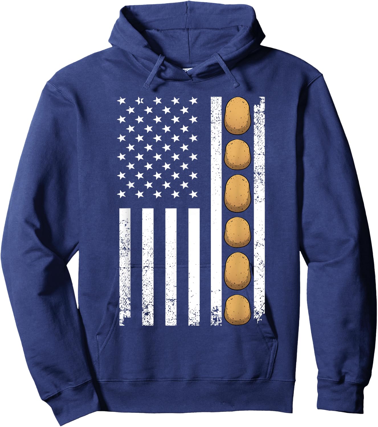 Potato Novelty Women Adult Toddler Gag Potato Lover Hoodie - Hoodie | Navy