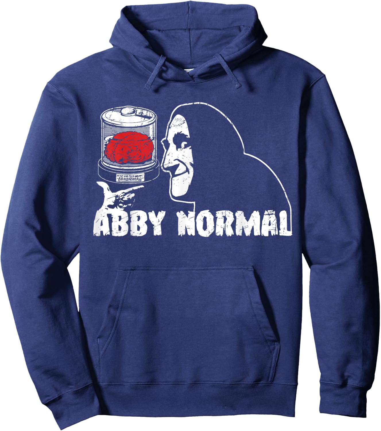Lovely Monster Cartoon Animal Lovers Halloween Abby Normal Hoodie - Hoodie | Navy