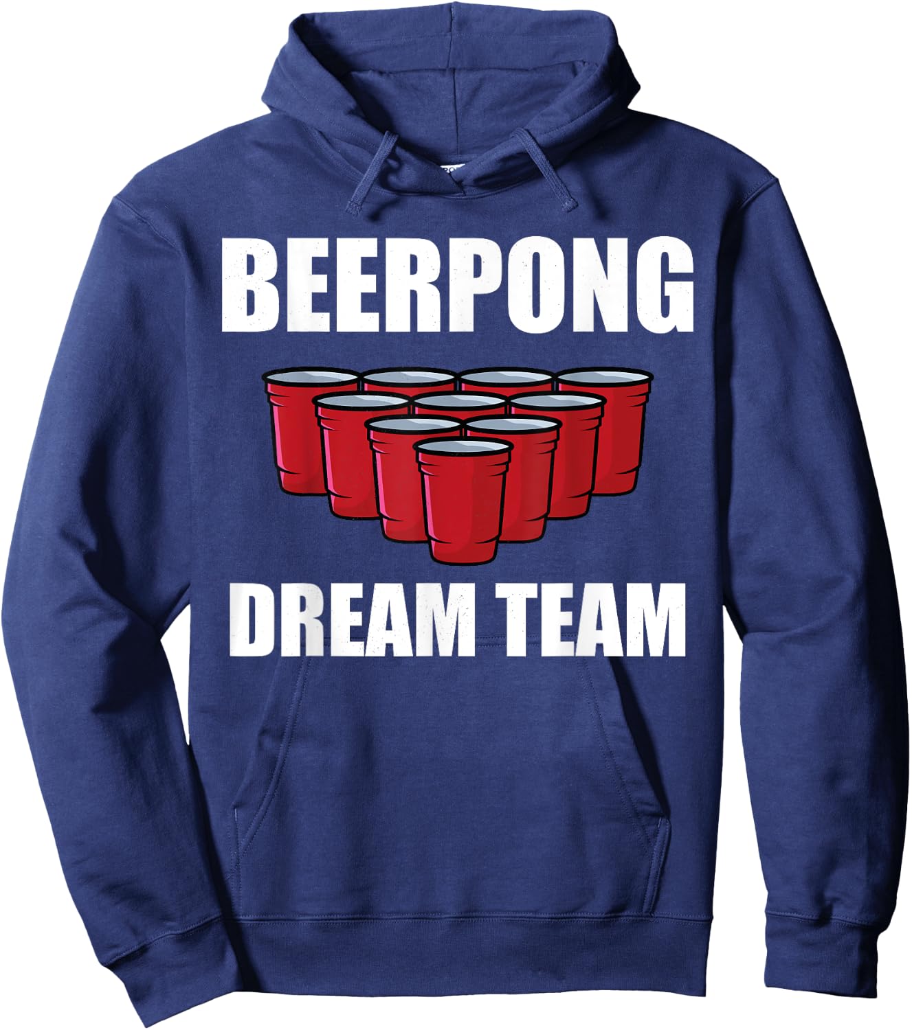 Beerpong Dream Team Beer Pong Jersey Champion Party Beer Pong Hoodie - Hoodie | Navy