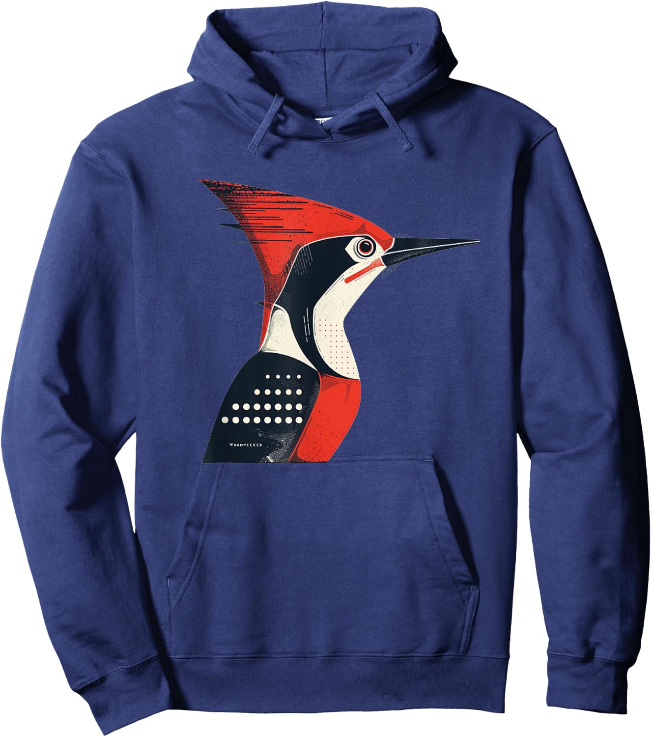 Funny Woodpecker Face Costume for Boys and Girls Hoodie - Hoodie | Navy
