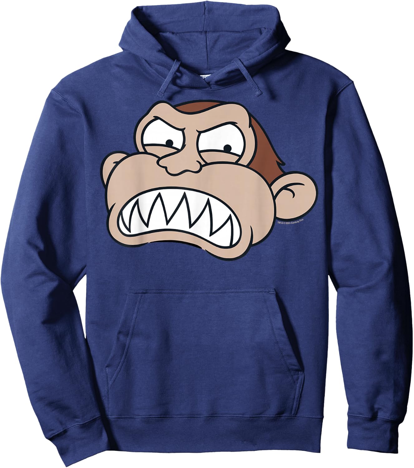 Family Guy Evil Monkey Angry Big Face Big Chest Portrait Hoodie - Hoodie | Navy