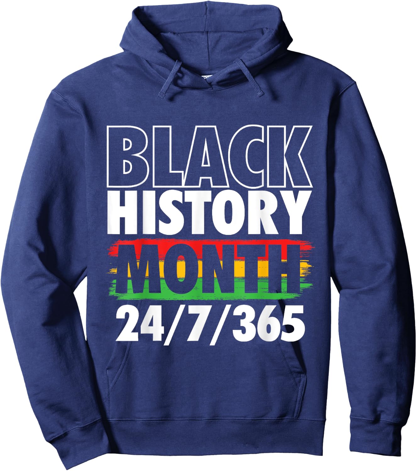 Black History Month - MLK Day African Roots Civil Rights Hoodie - Hoodie | Navy