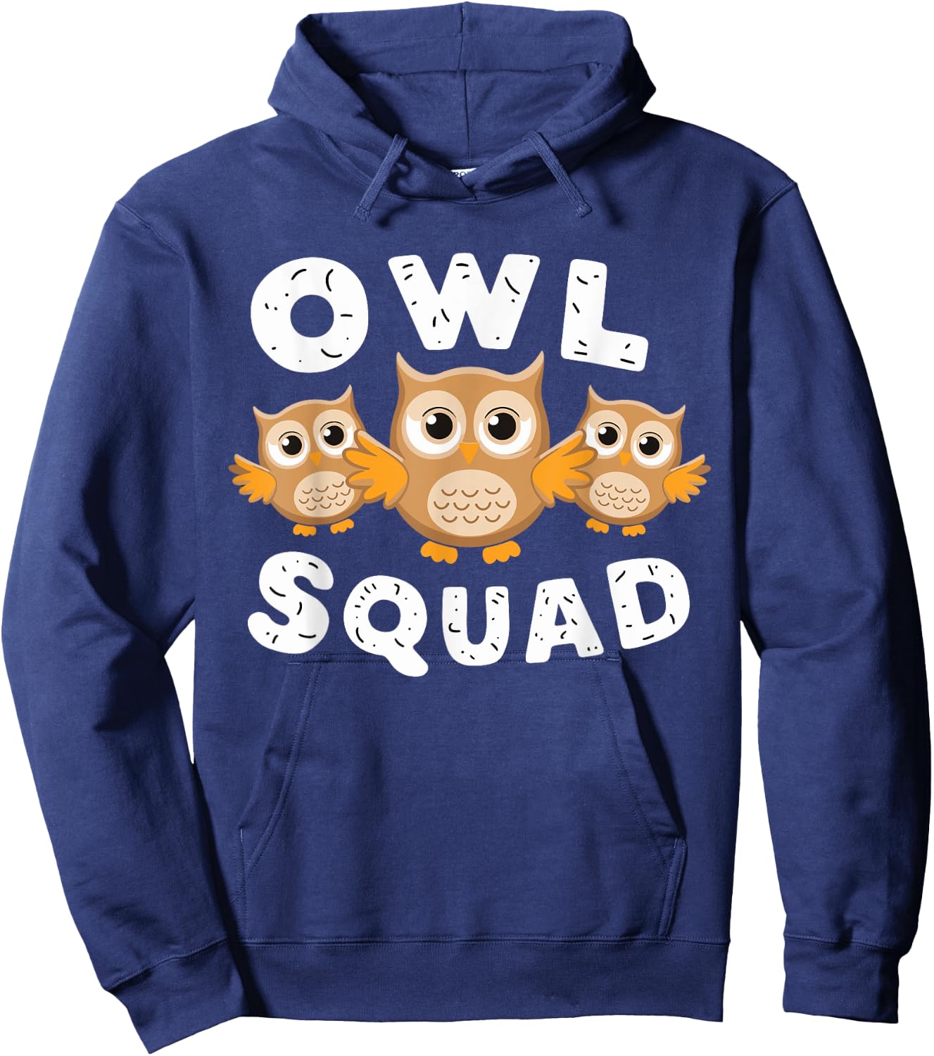Owl Squad for Owl Lover Shirt | Cool Owl Hoodie - Hoodie | Navy