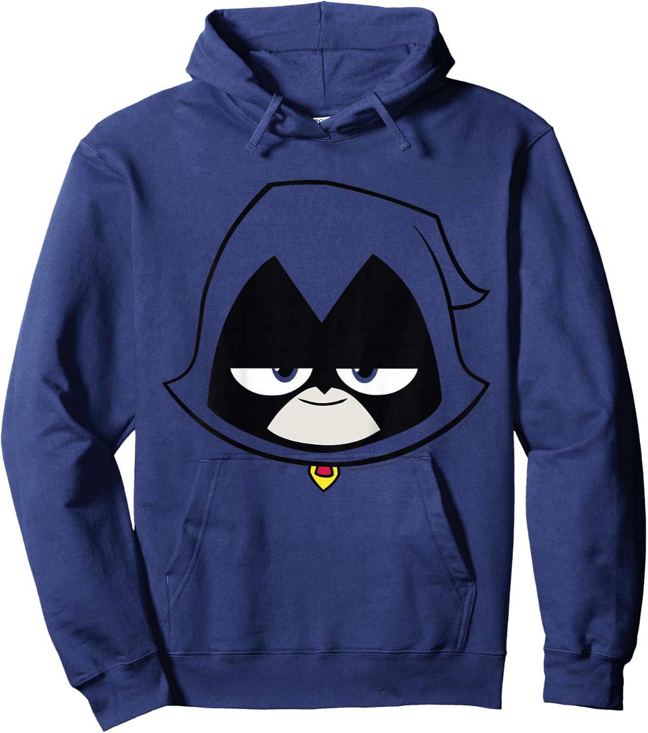 Kids DC Comics Teen Titans Go! Raven Big Face Hoodie - Hoodie | Navy