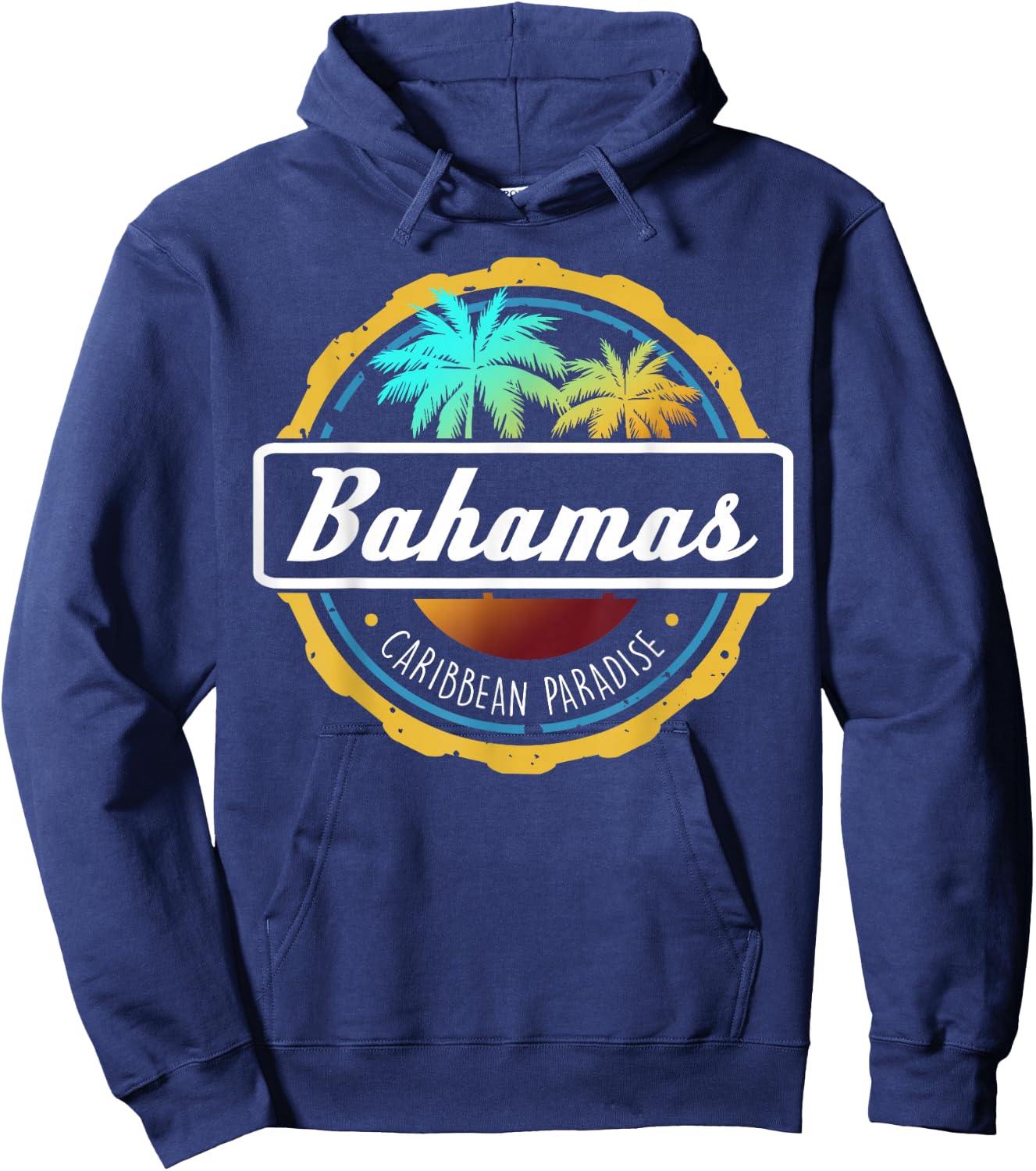 Proud Bahamas Bahamians Flag Gift Design Idea Nassau Design Small Hoodie - Hoodie | Navy