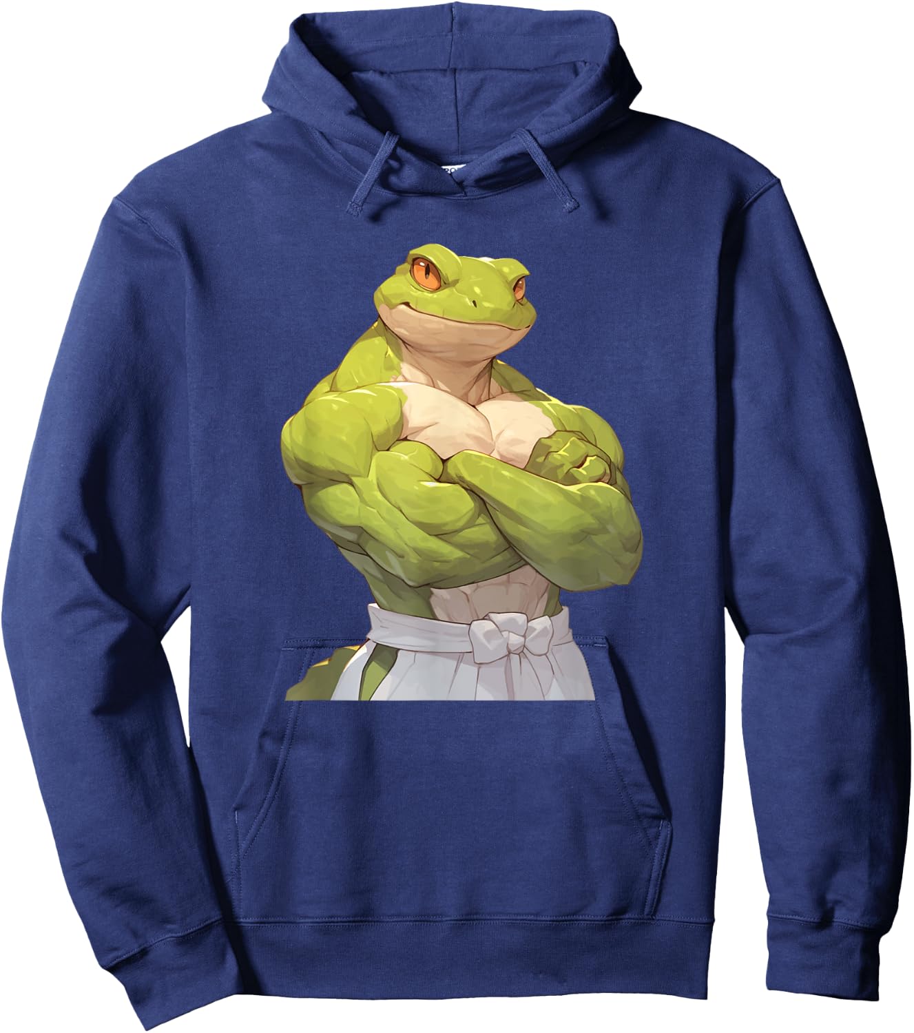 Lizard Bodybuilder Gym Muscles Wieghtlifting Gecko Hoodie - Hoodie | Navy