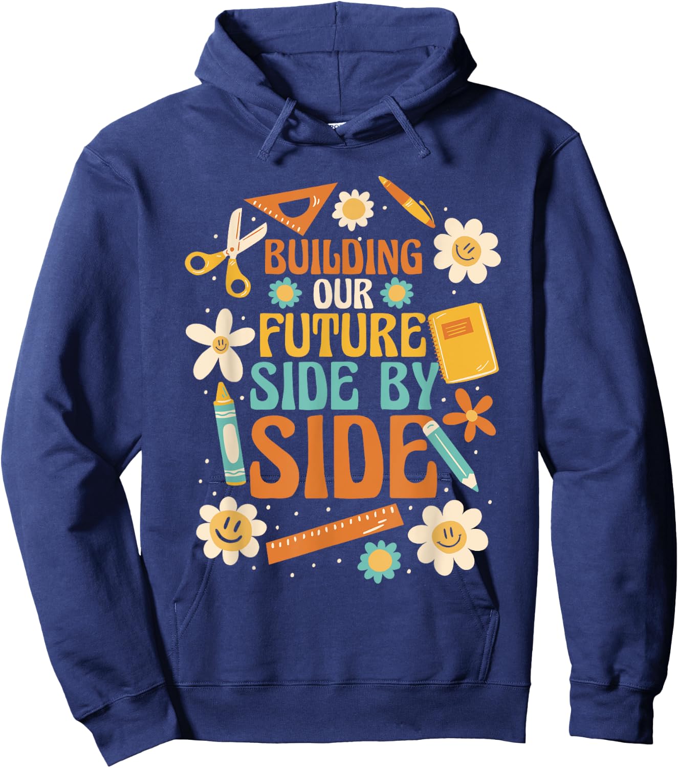 Building Our Future Side by Side Hoodie - Hoodie | Navy