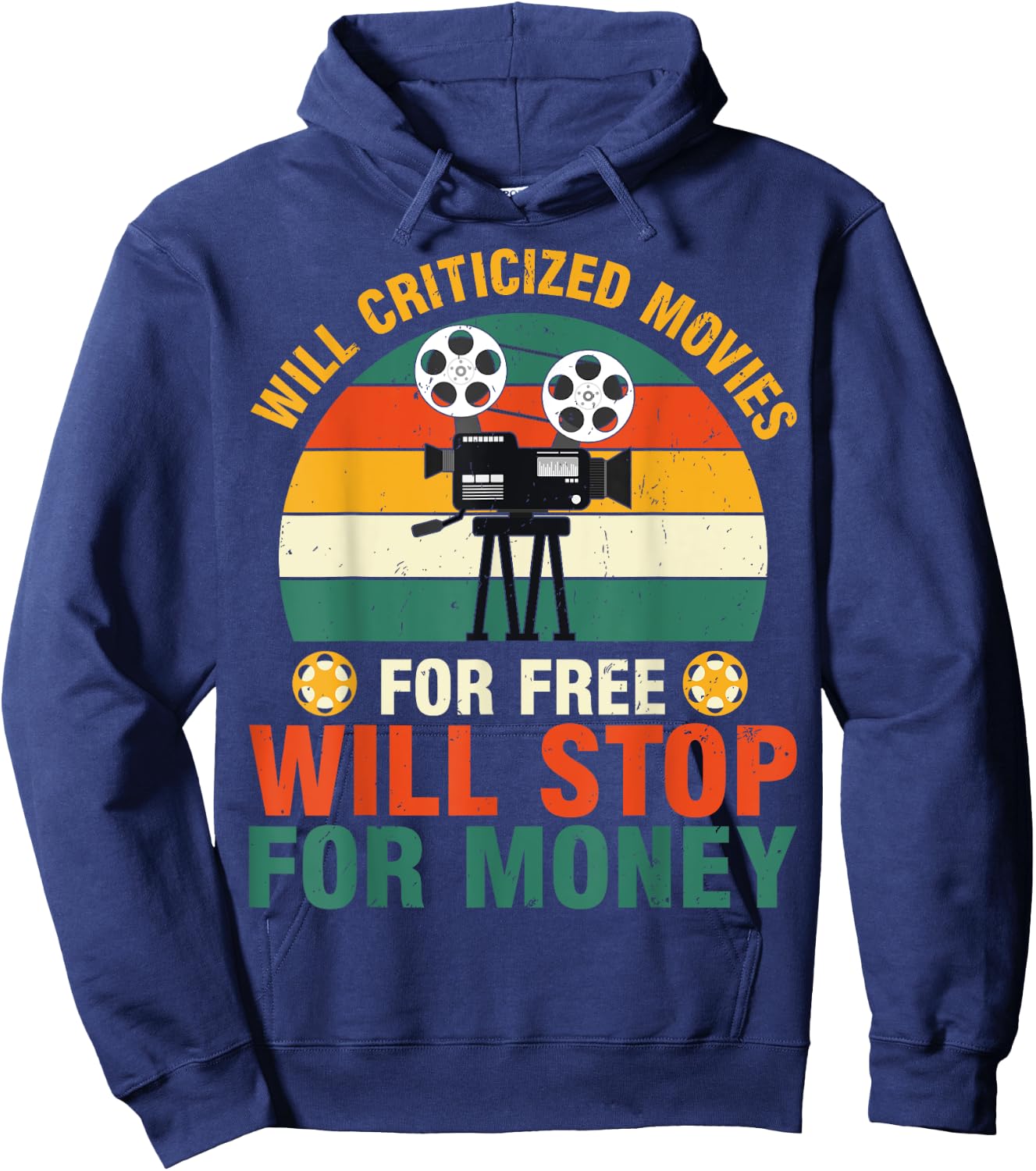 Unpaid Movie Critic Hoodie - Hoodie | Navy