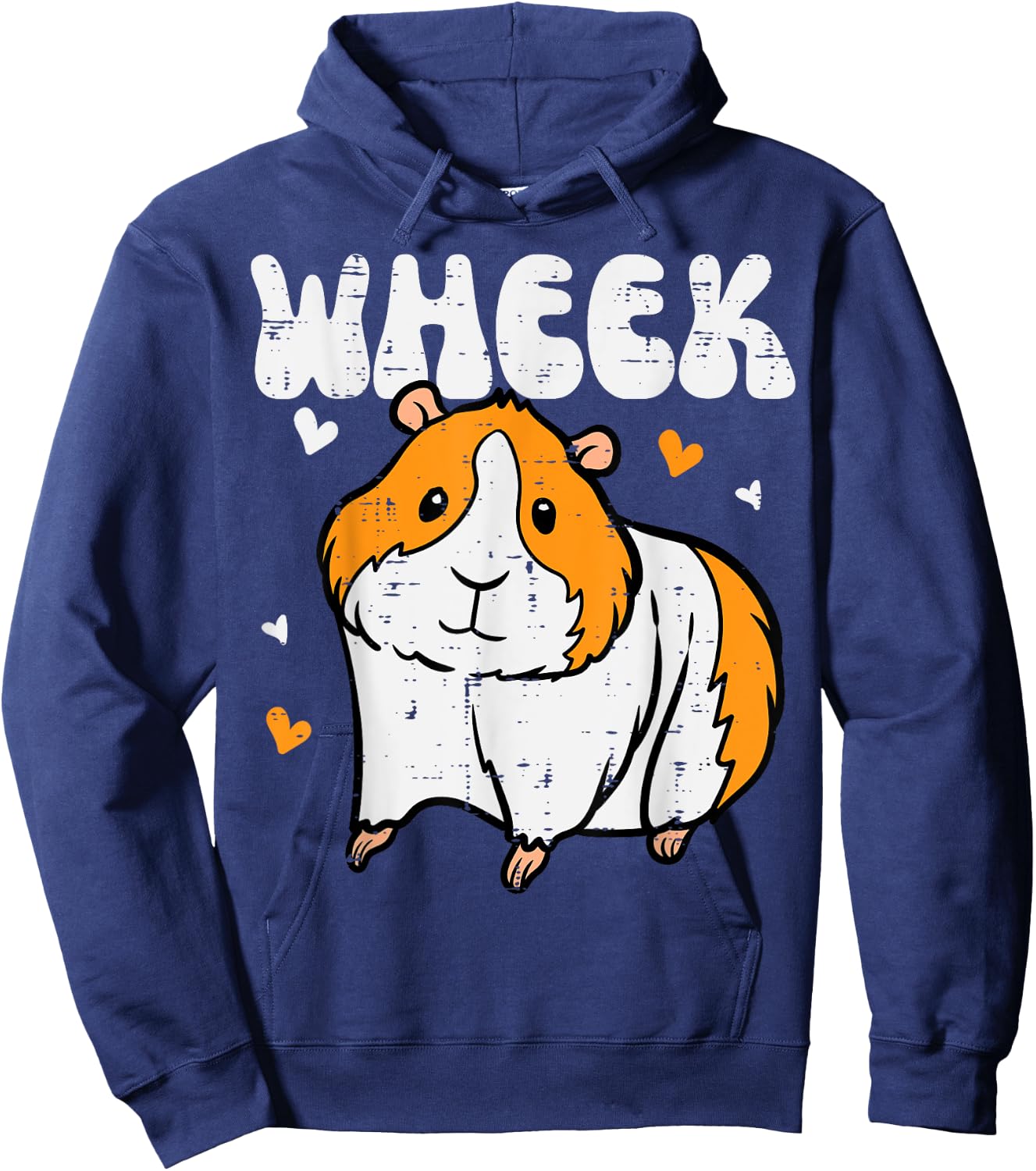 Guinea Pig Wheek Cavy Lover Rodent Girls Boys Kids Women Men Hoodie - Hoodie | Navy