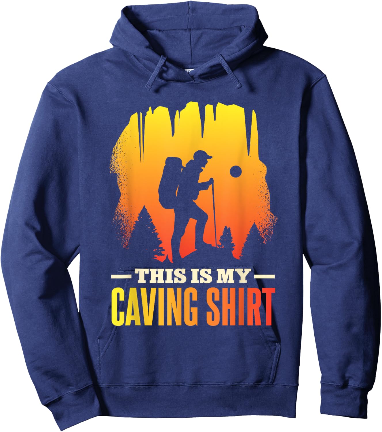 Hobby Cave Explorer Caving Exploring Hoodie - Hoodie | Navy
