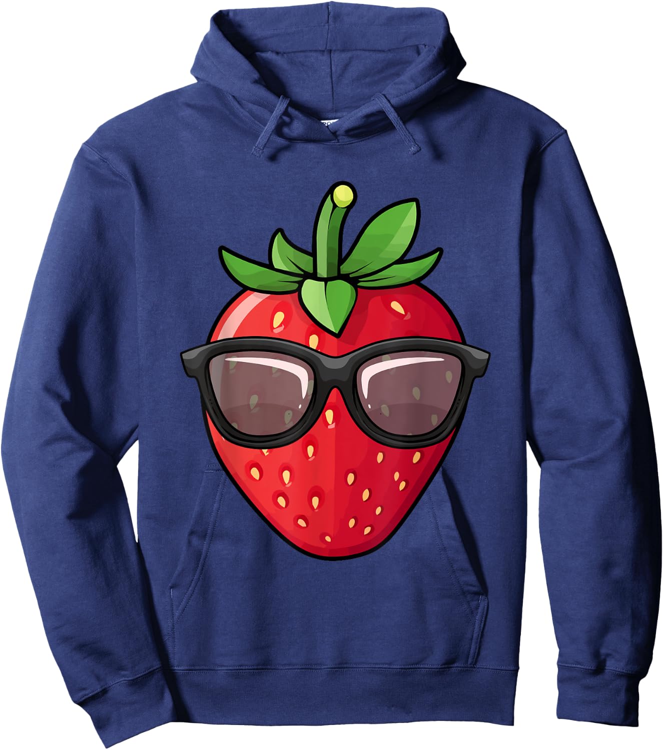 Cool Strawberry Design Women Kids Strawberry Lover Hoodie - Hoodie | Navy