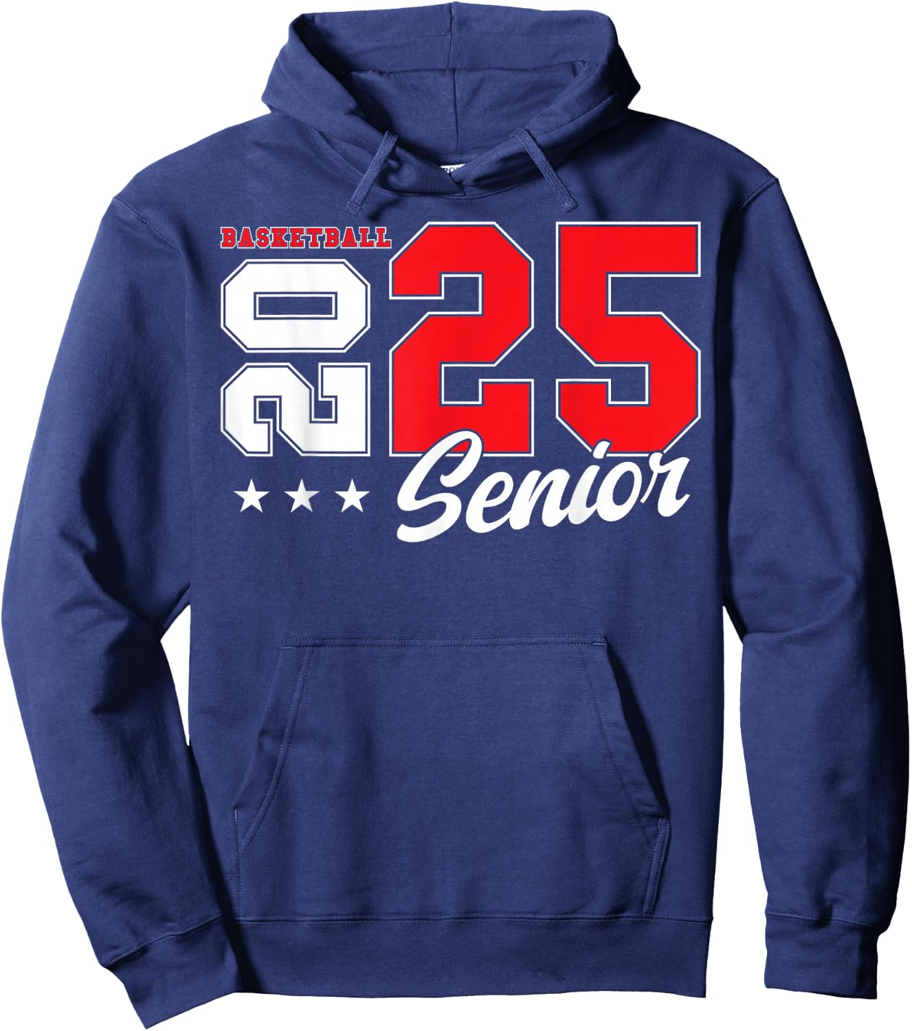 Basketball Senior Night Basketball Senior 2025 Graduation 79 Hoodie - Hoodie | Navy