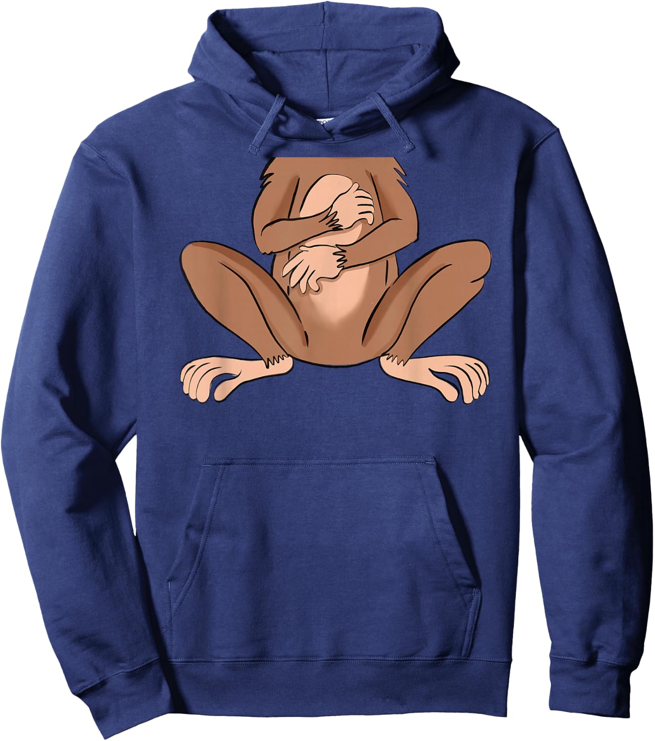 Easy Monkey Halloween Costume Hoodie - Hoodie | Navy
