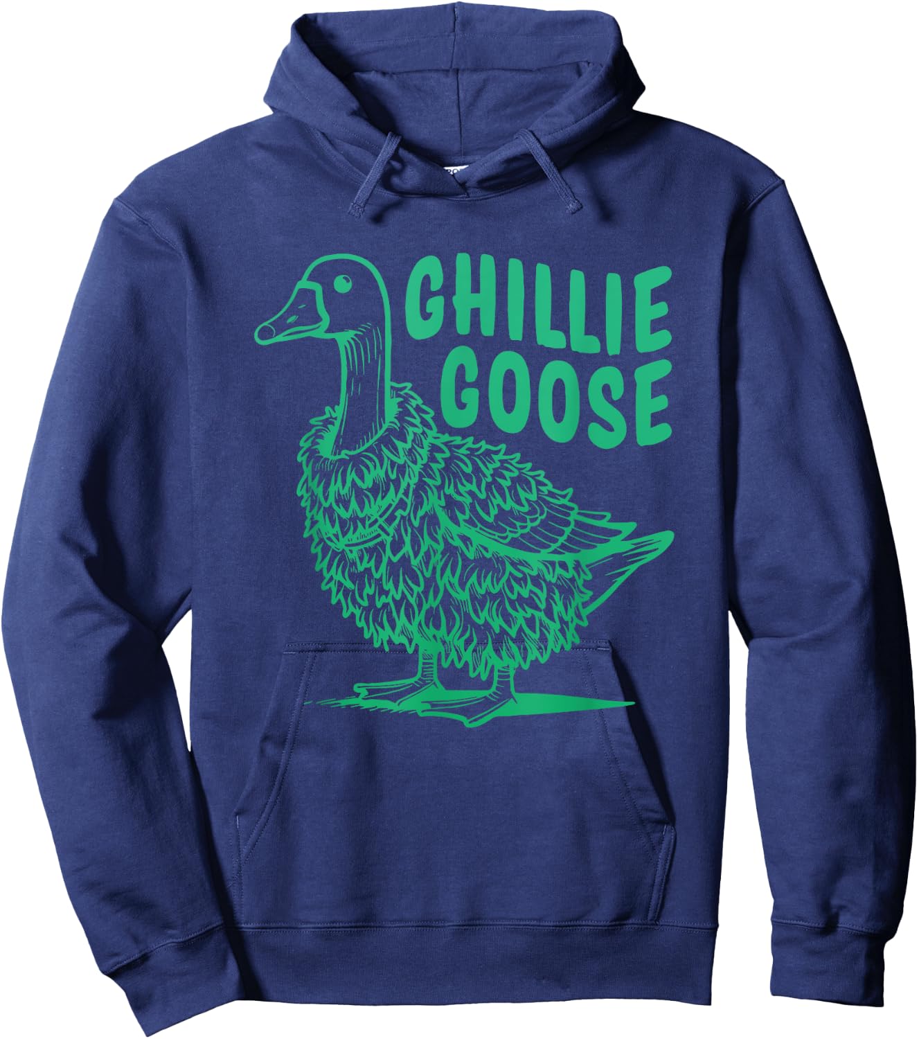 Ghillie Goose Funny Goose Lover Quote Hoodie - Hoodie | Navy