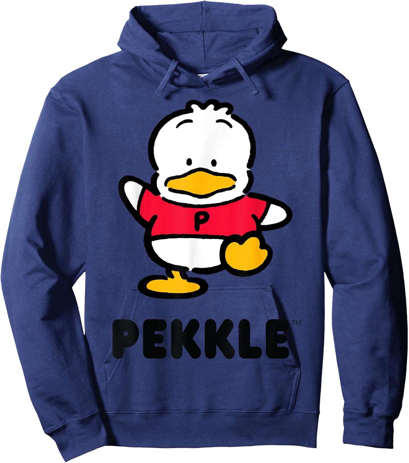 Pekkle Character Front and Back Hoodie - Hoodie | Navy