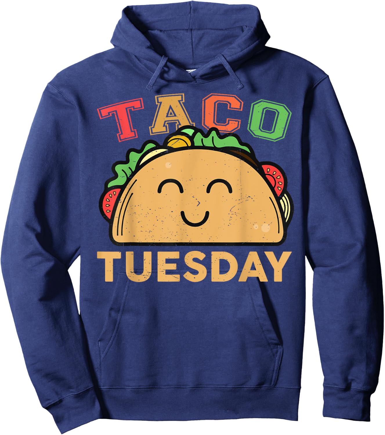 Taco-Shirt Kids Toddler Baby Taco Tuesday Women Men Funny Hoodie - Hoodie | Navy
