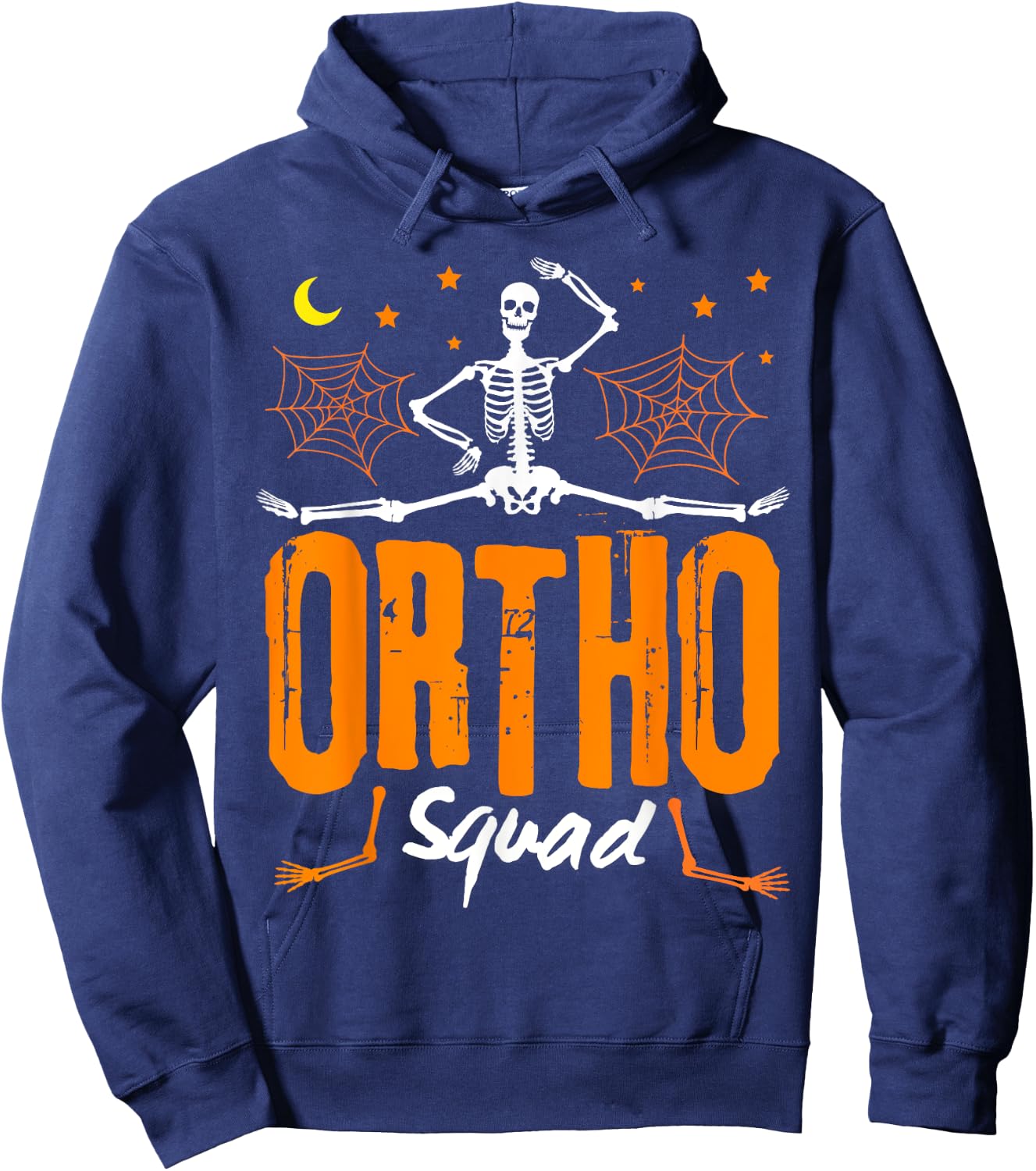 Skeleton Ortho Squad Halloween Orthopedic Nurse RN Costume Hoodie - Hoodie | Navy