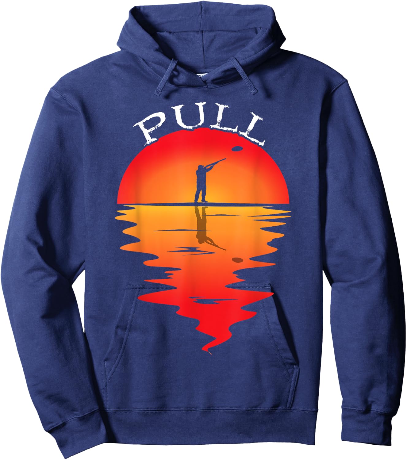 Trap Shooting Clay Pigeon Shooting Skeet Shooting Hoodie - Hoodie | Navy