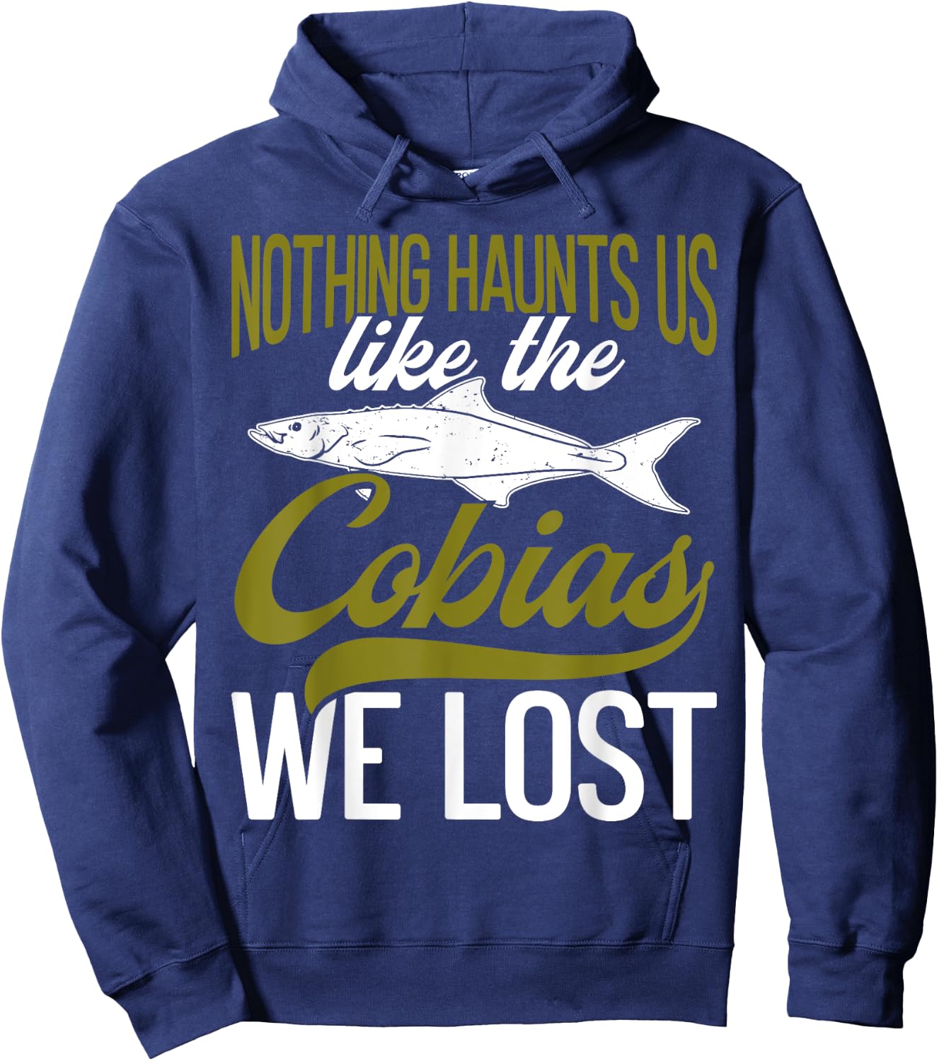 Cobia Fishing Lure & Cobia Fishing Equipment Cobia Fisher Hoodie - Hoodie | Navy