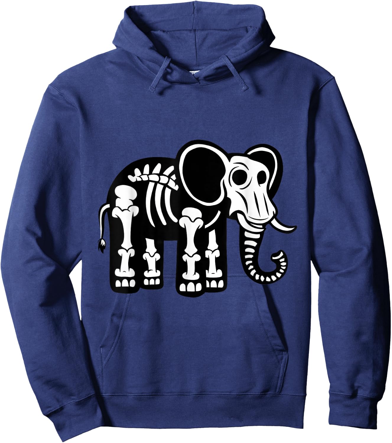 Cute Halloween Elephant Skeleton Animal Fossils Archeologist Hoodie - Hoodie | Navy