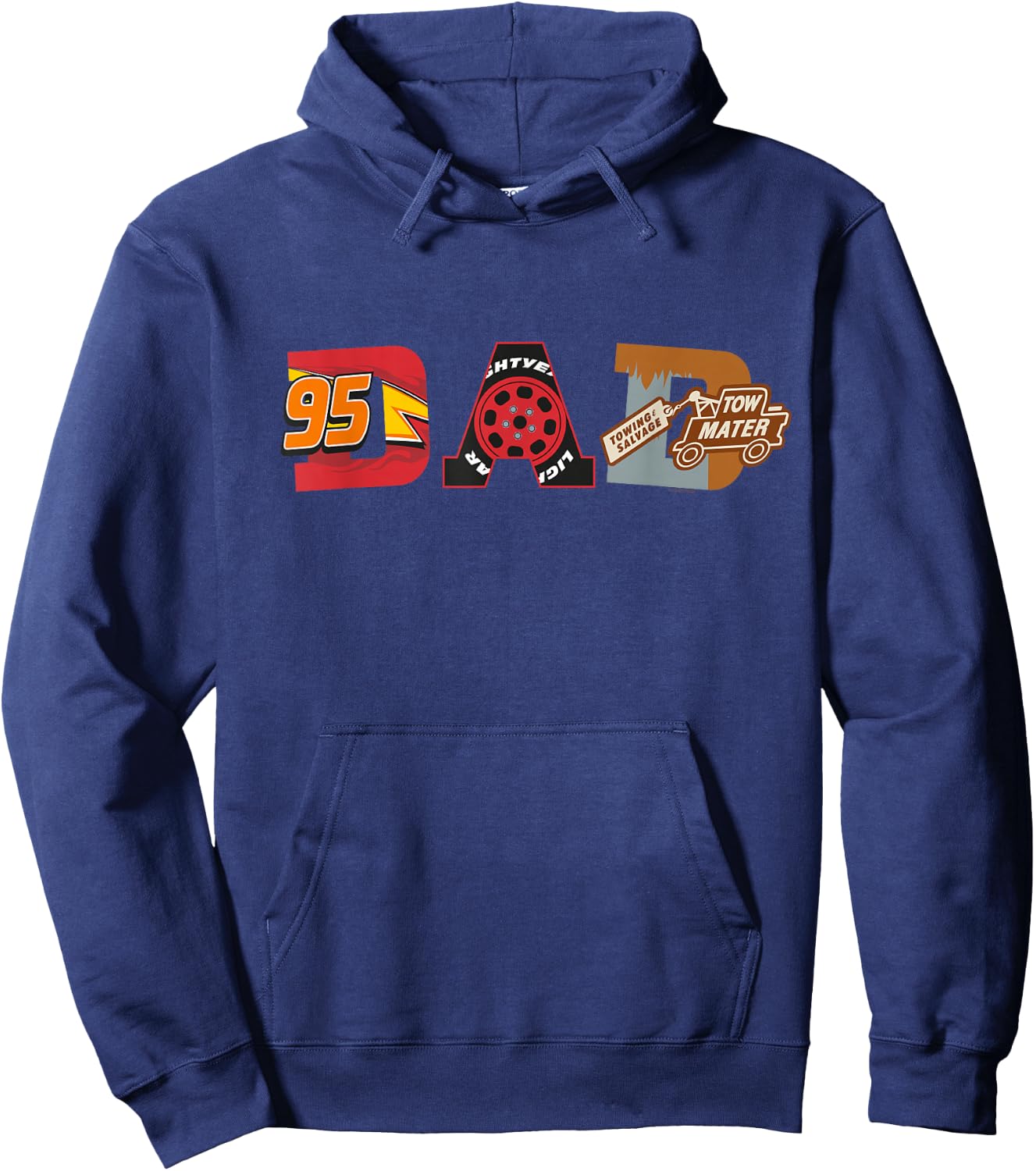 Disney and Pixar’s Cars Dad Father’s Day Birthday Hoodie - Hoodie | Navy