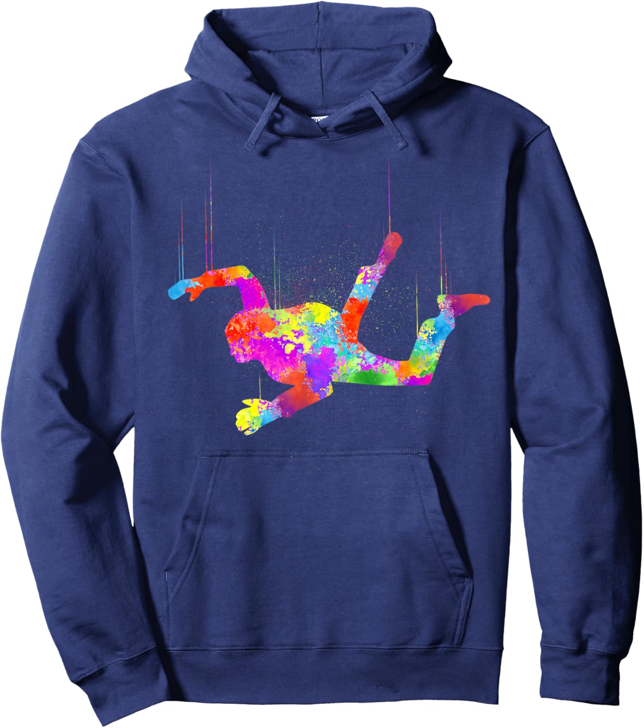 Cool Skydiving Art Women Indoor Skydive Sky Diving Hoodie - Hoodie | Navy