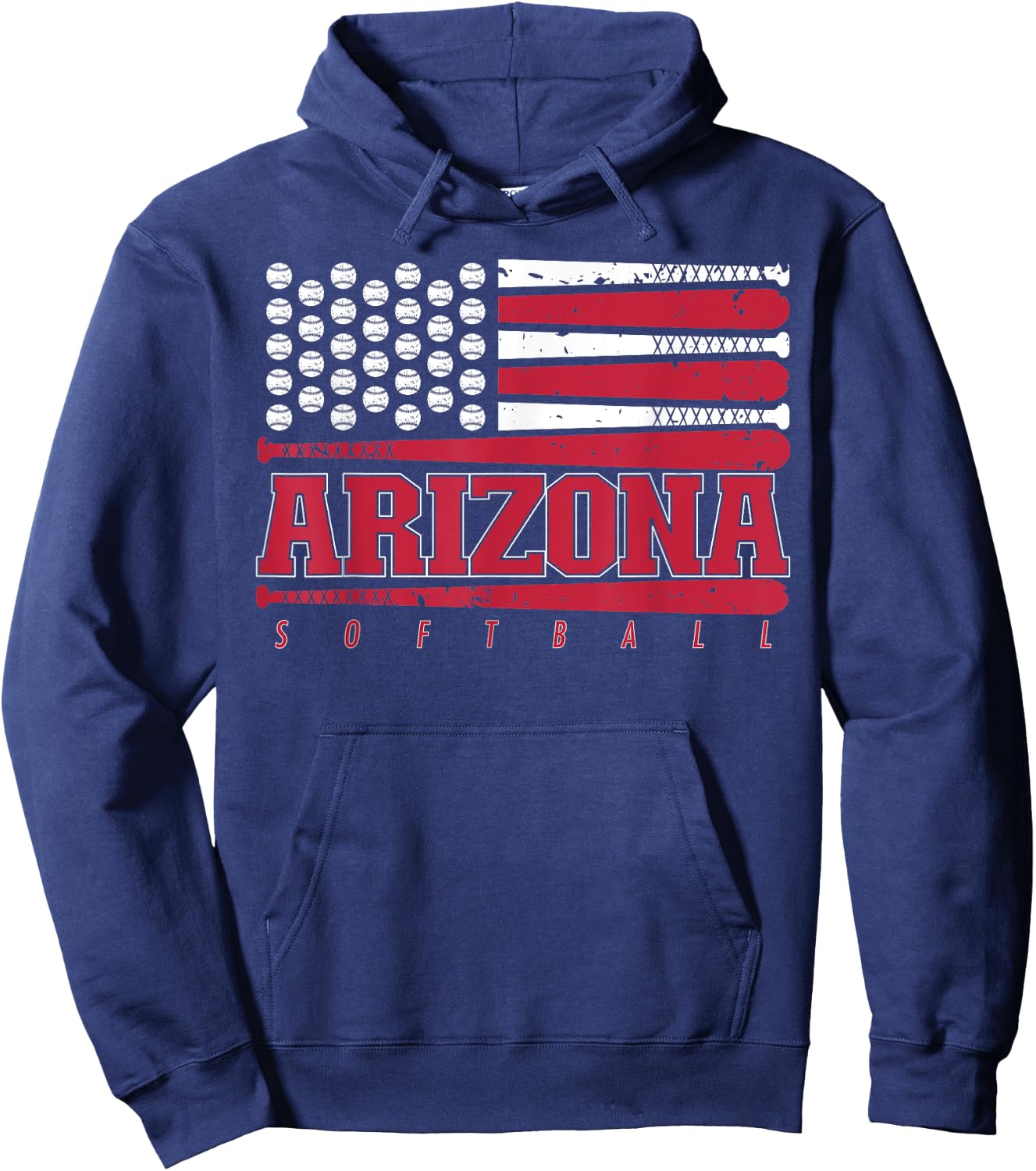 Arizona Softball Graphic Hoodie - Hoodie | Navy