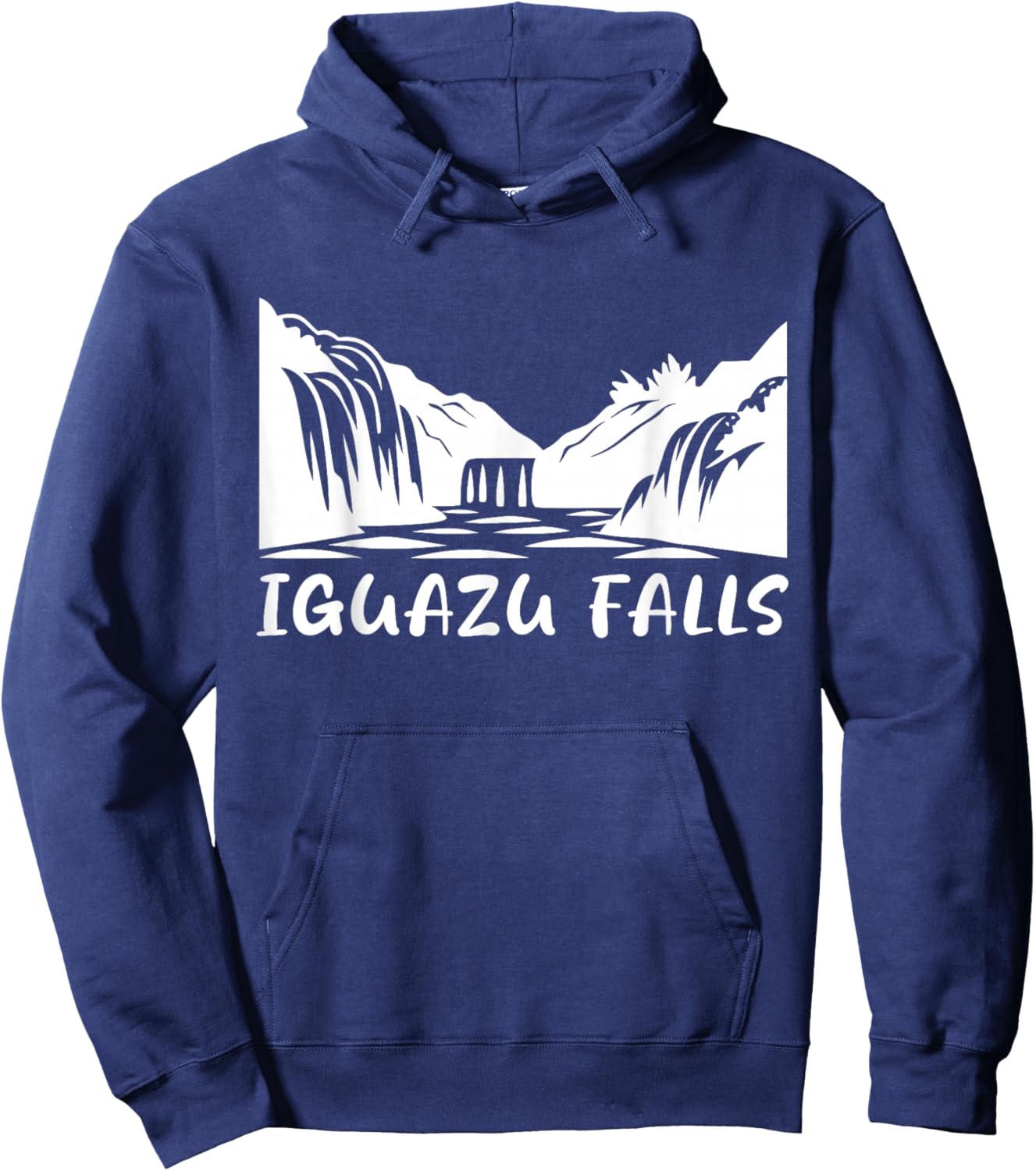 Iguazu Falls Souvenir Iguazu Falls Vacation Travel Hoodie - Hoodie | Navy