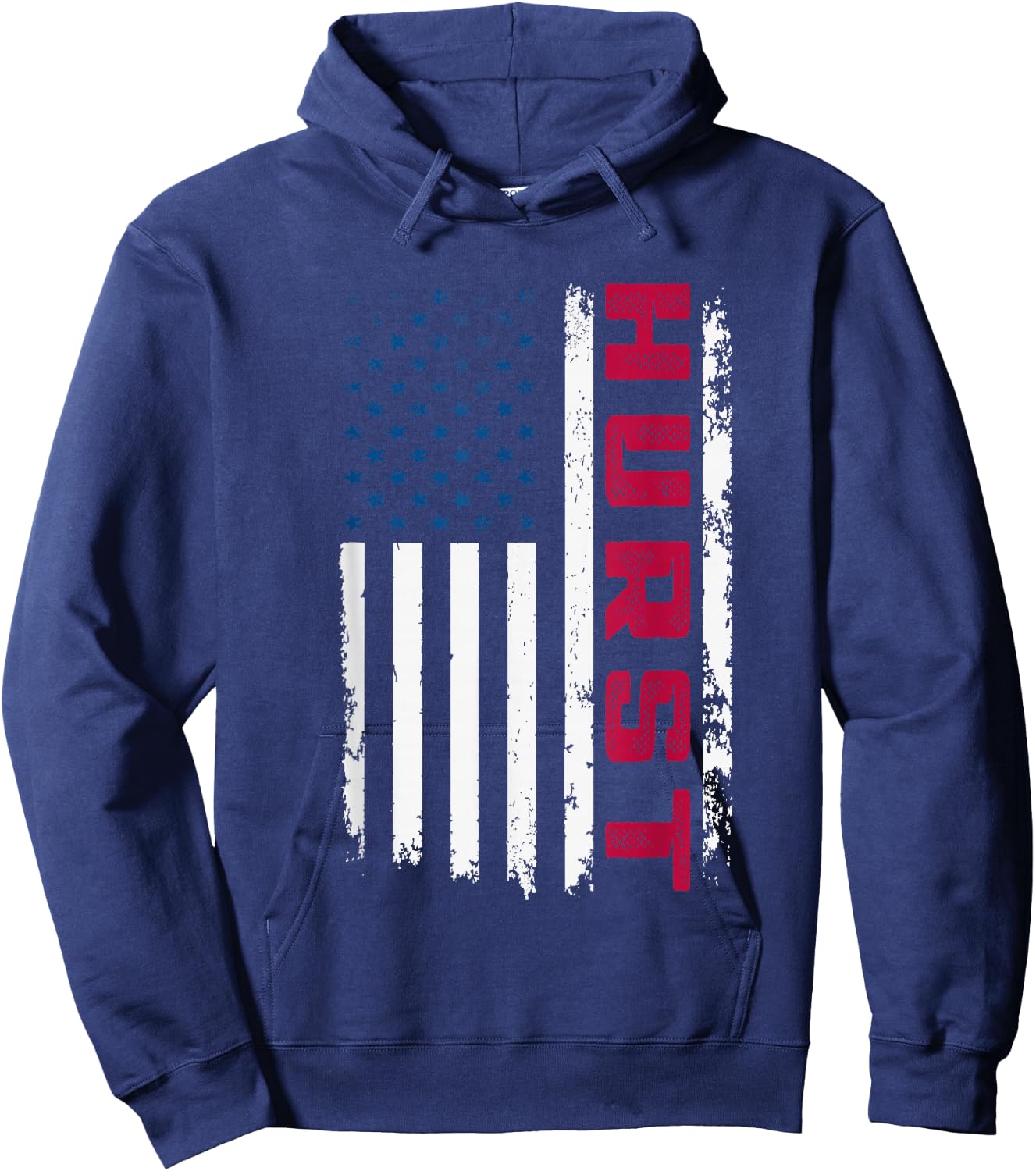 Hurst USA Flag Lover Patriotic American Hurst Hoodie - Hoodie | Navy