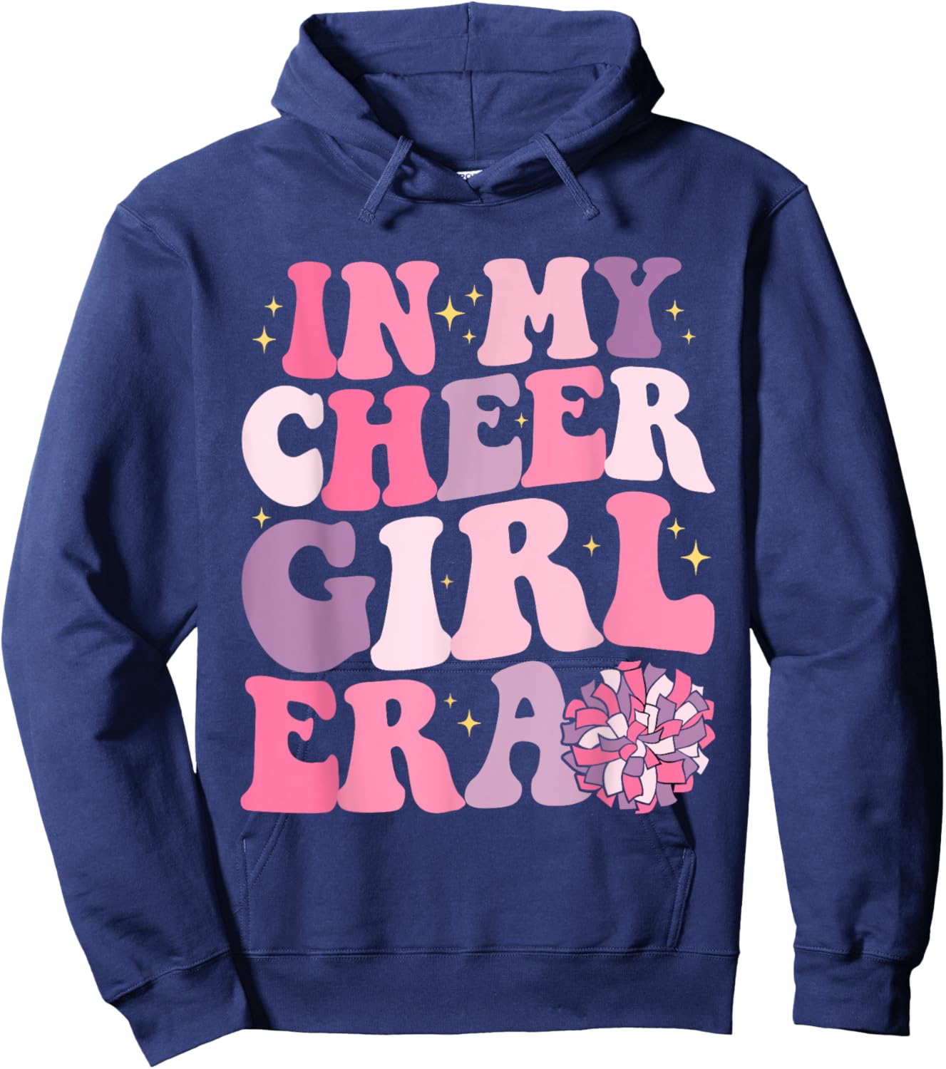 Girl In My Cheer Girl Era Cheerleader Cheerleading Hoodie - Hoodie | Navy