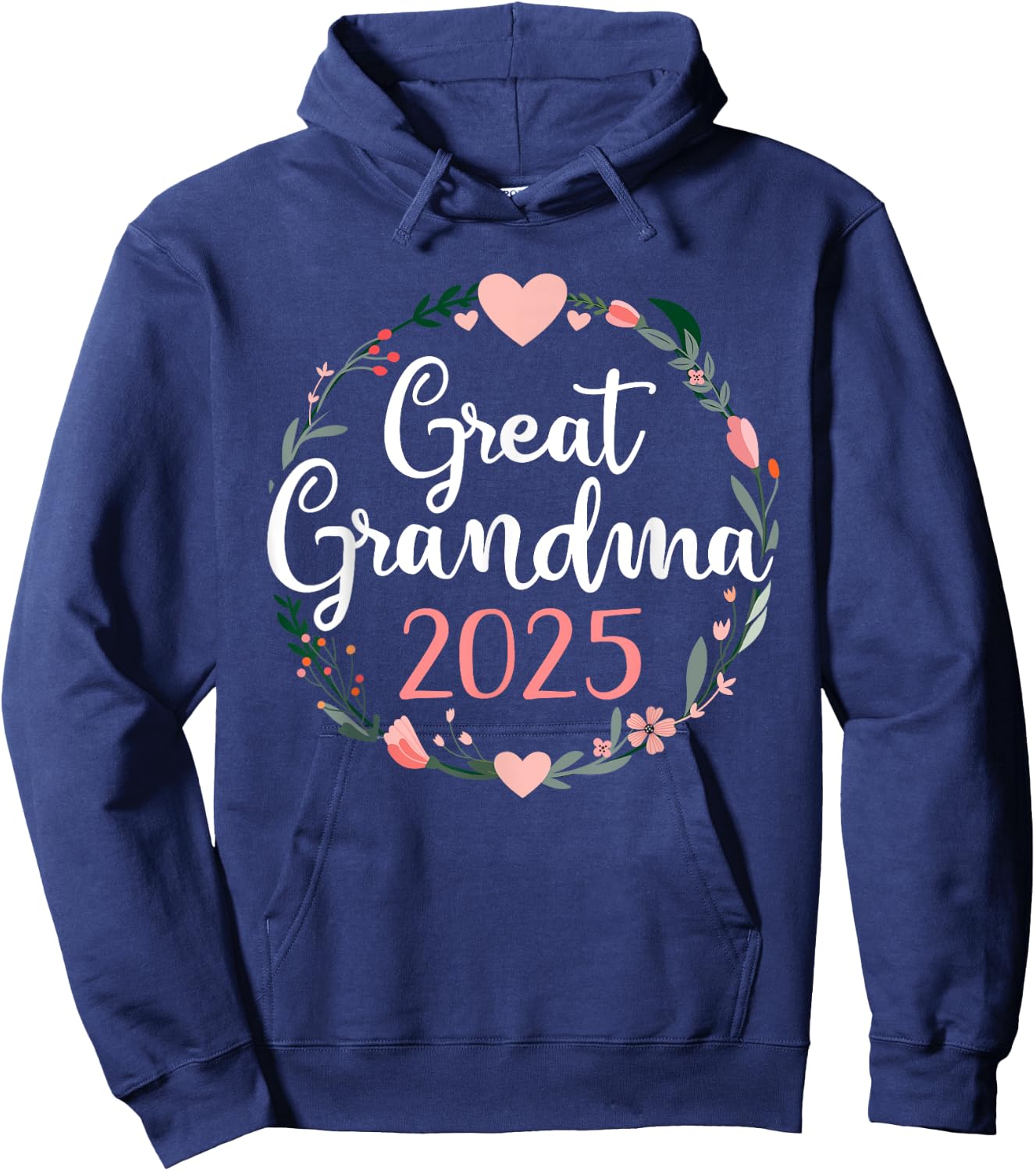 Great grandma 2025 for pregnancy announcement Hoodie - Hoodie | Navy
