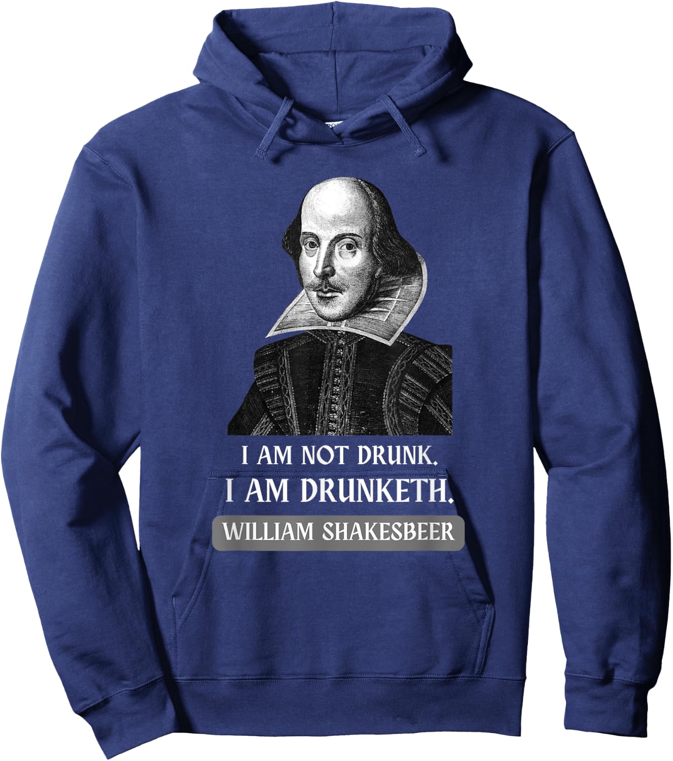 I am Not Drunk Funny Literature Teacher Student Shakespeare Hoodie - Hoodie | Navy