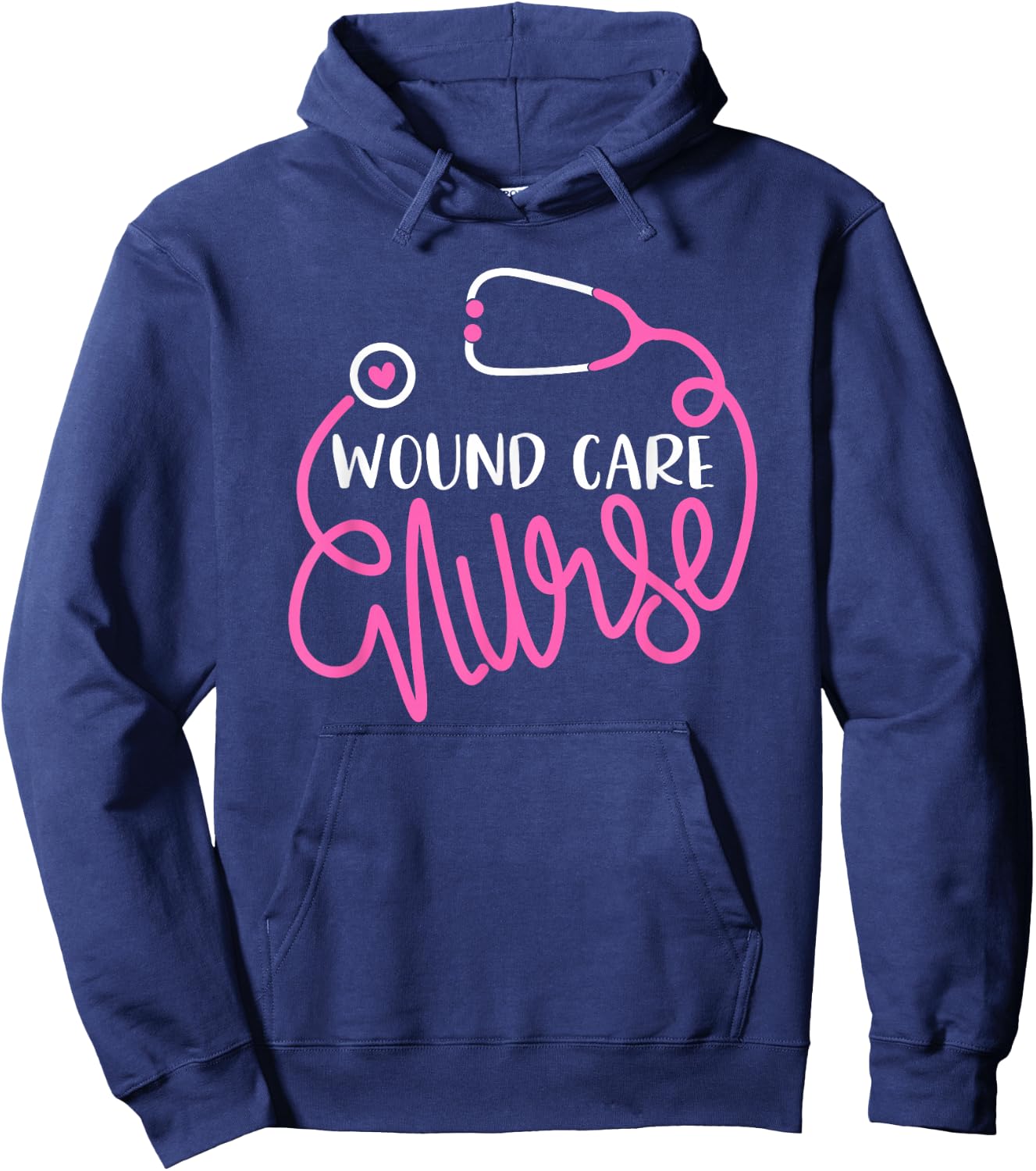 Wound Care Department - JoinHealthcare Women's Nurse Themed Black Hoodie - Hoodie | Navy