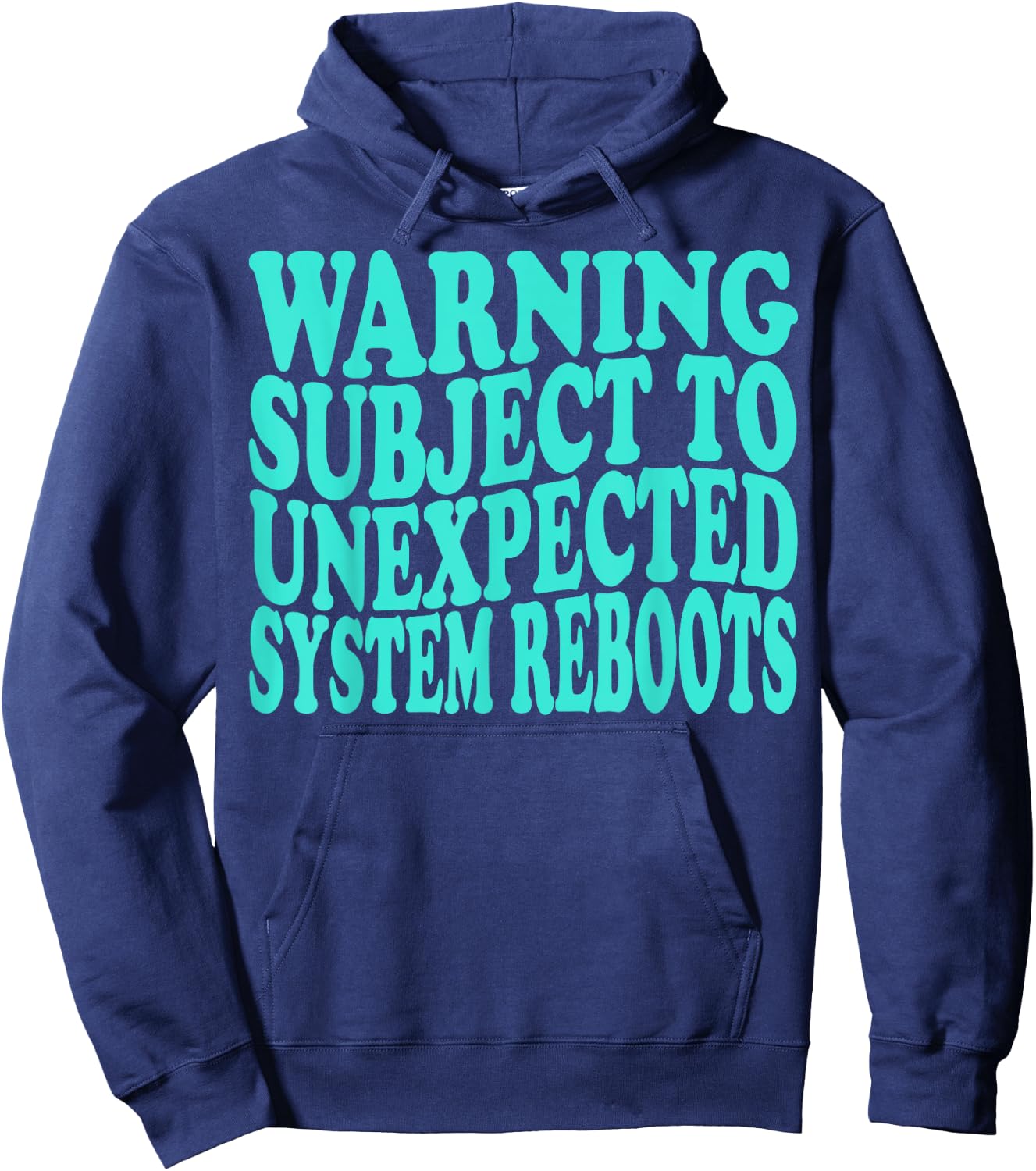 Unexpected System Reboots POTS Dysautonomia Awareness Hoodie - Hoodie | Navy